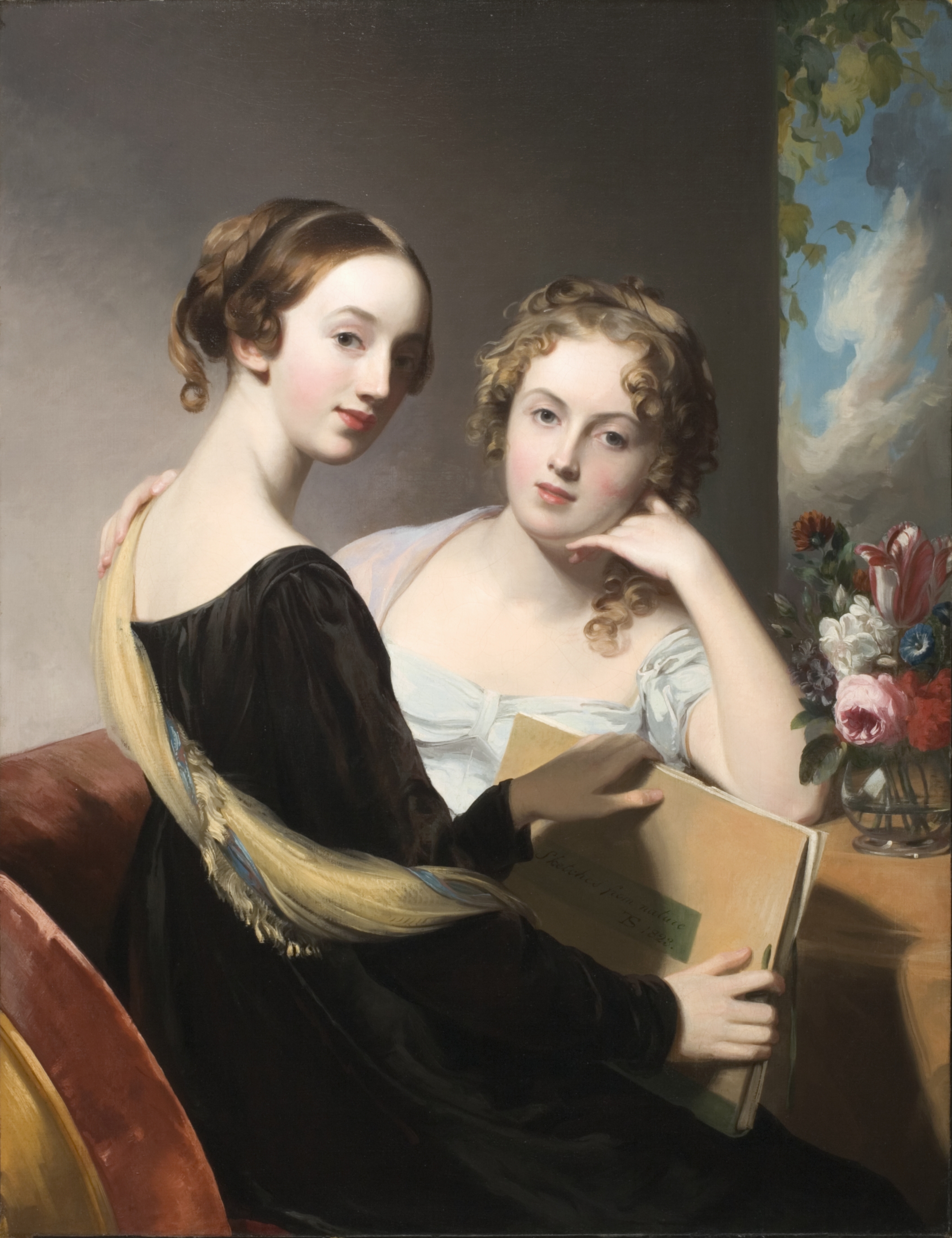 Thomas Sully Portrait of the Misses Mary and Emily McEuen LACMA M2008 222 2