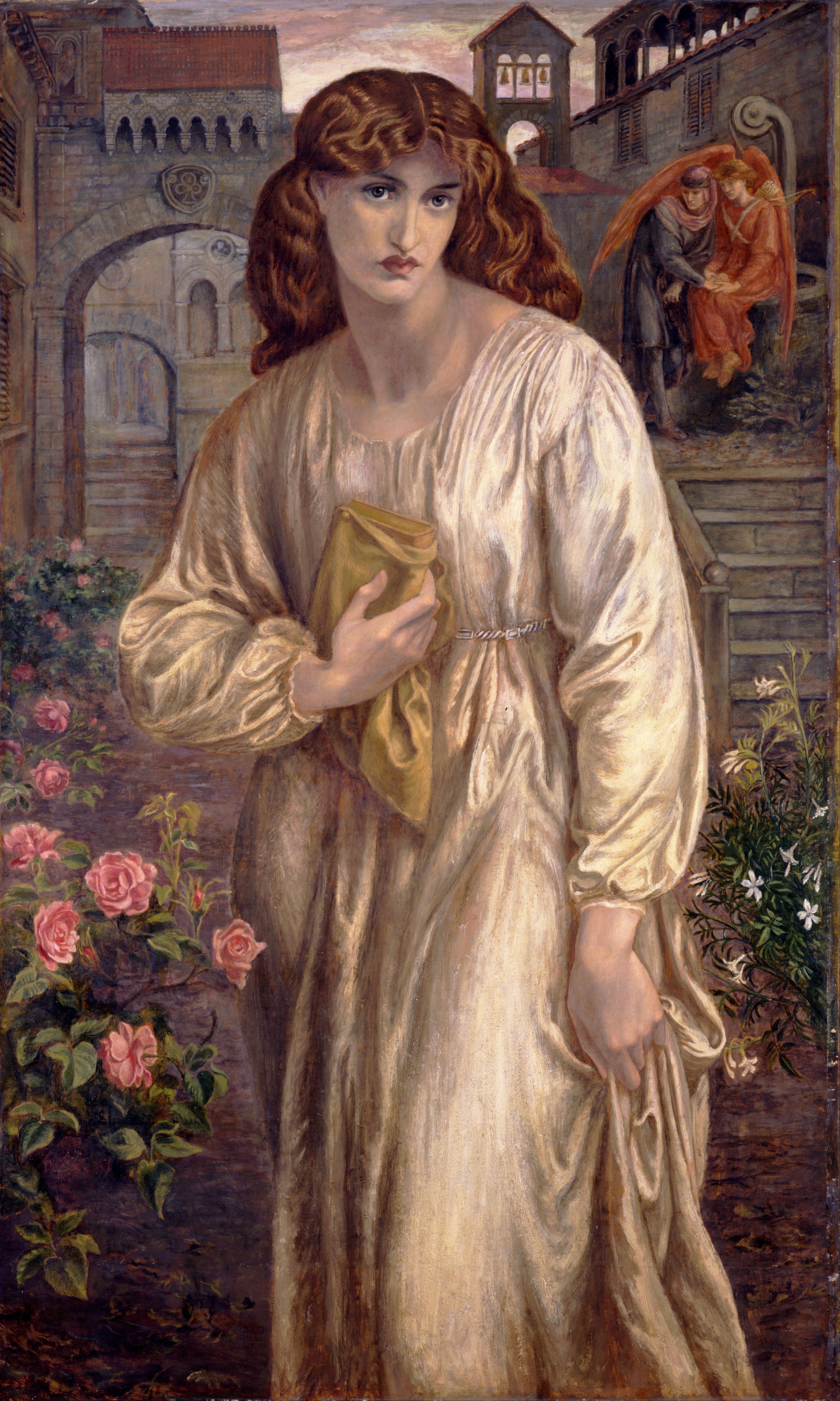Dante Gabriel Rossetti - Salutation of Beatrice - Google Art Project