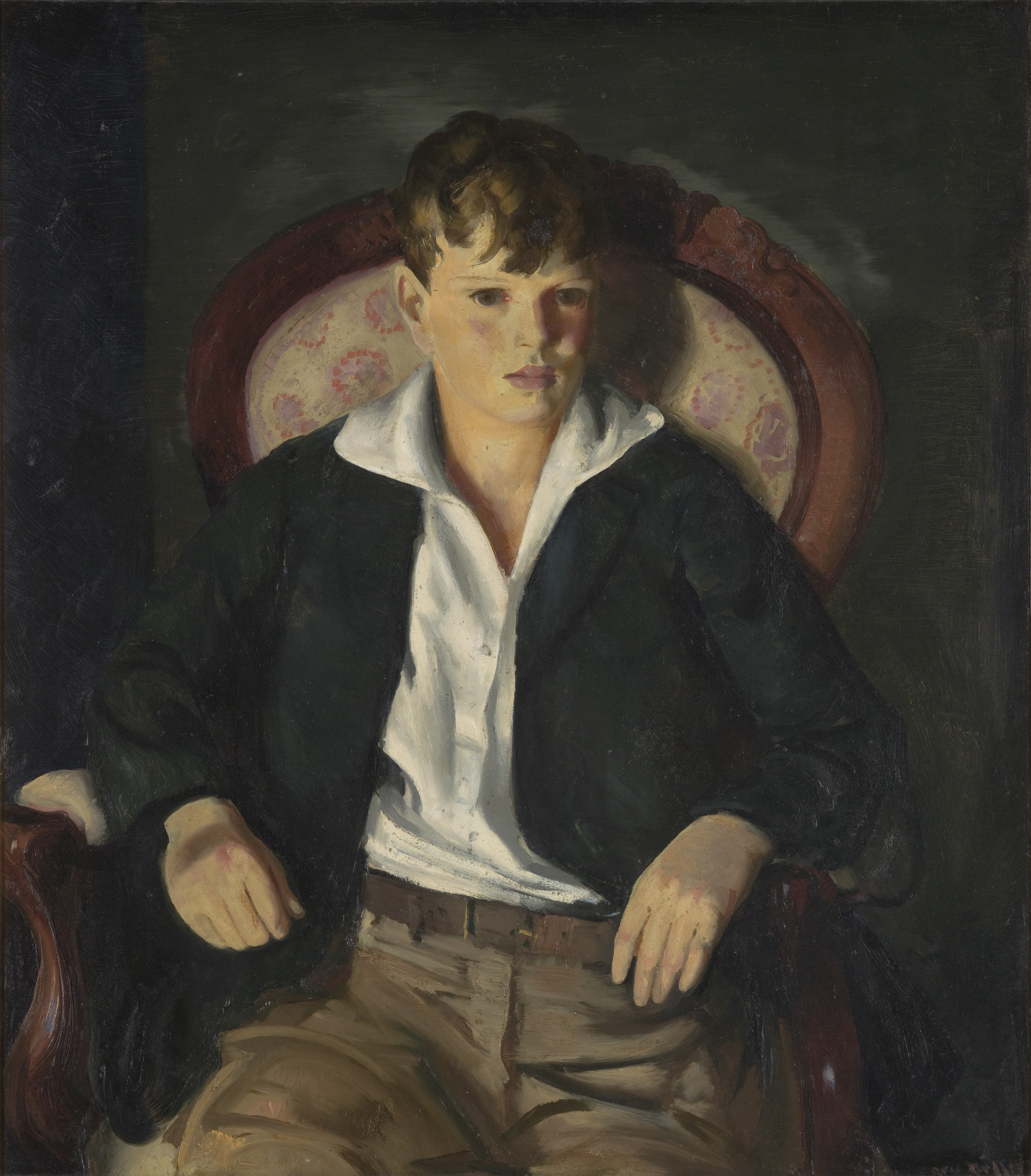 George Bellows - Portrait of a Boy (1921)