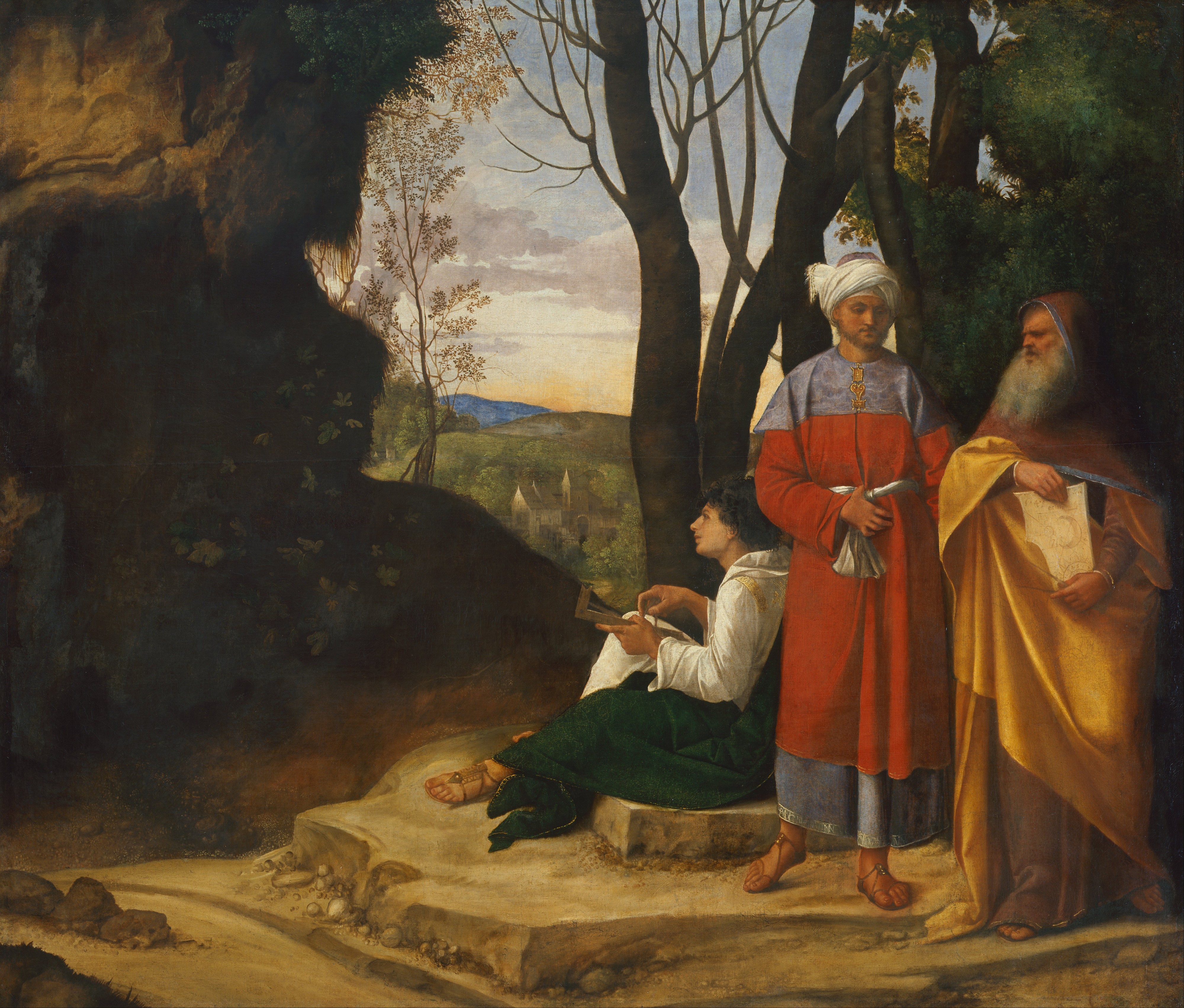 Giorgione - Three Philosophers - Google Art Project