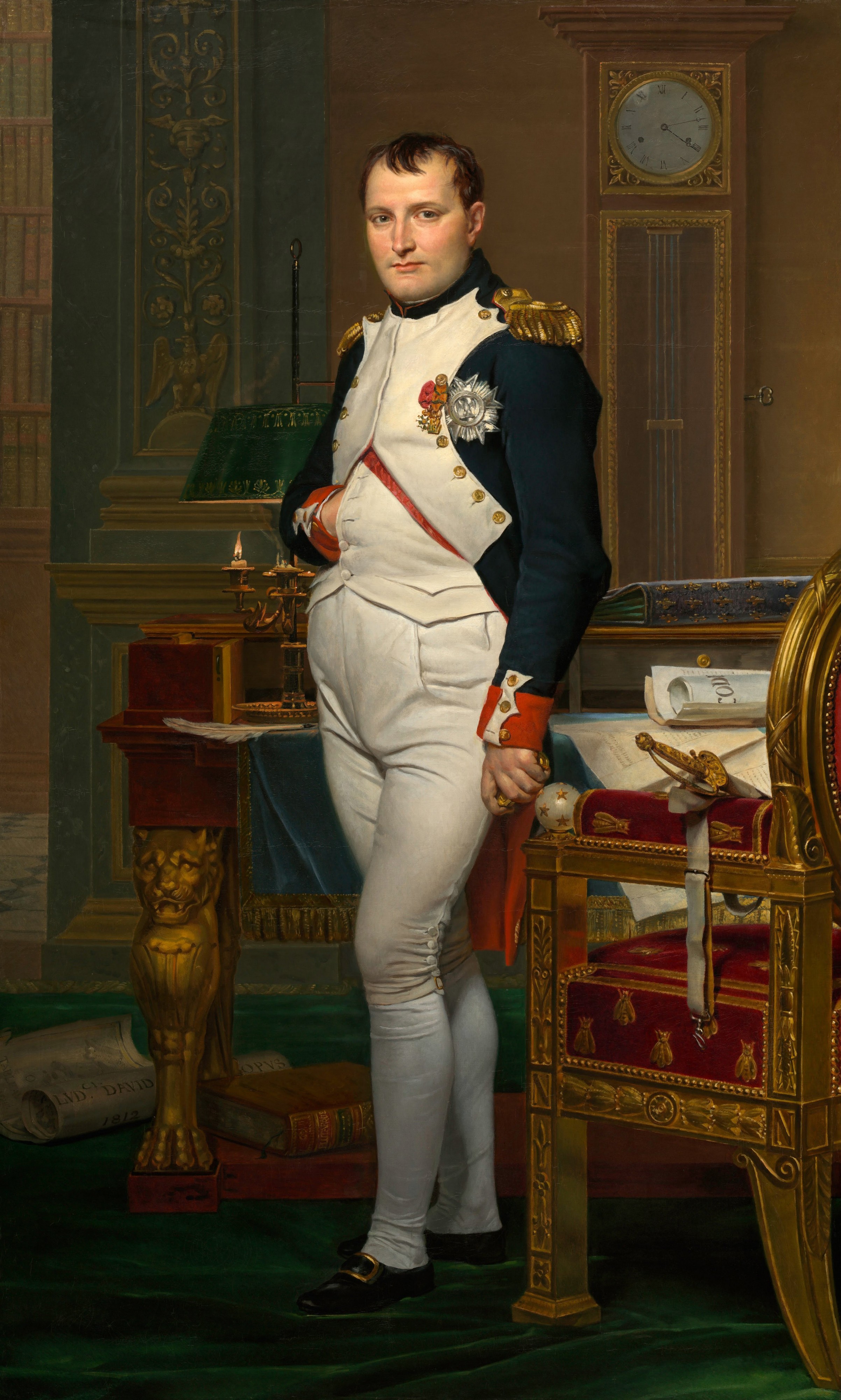 Jacques-Louis David - The Emperor Napoleon in His Study at the Tuileries - Google Art Project 2