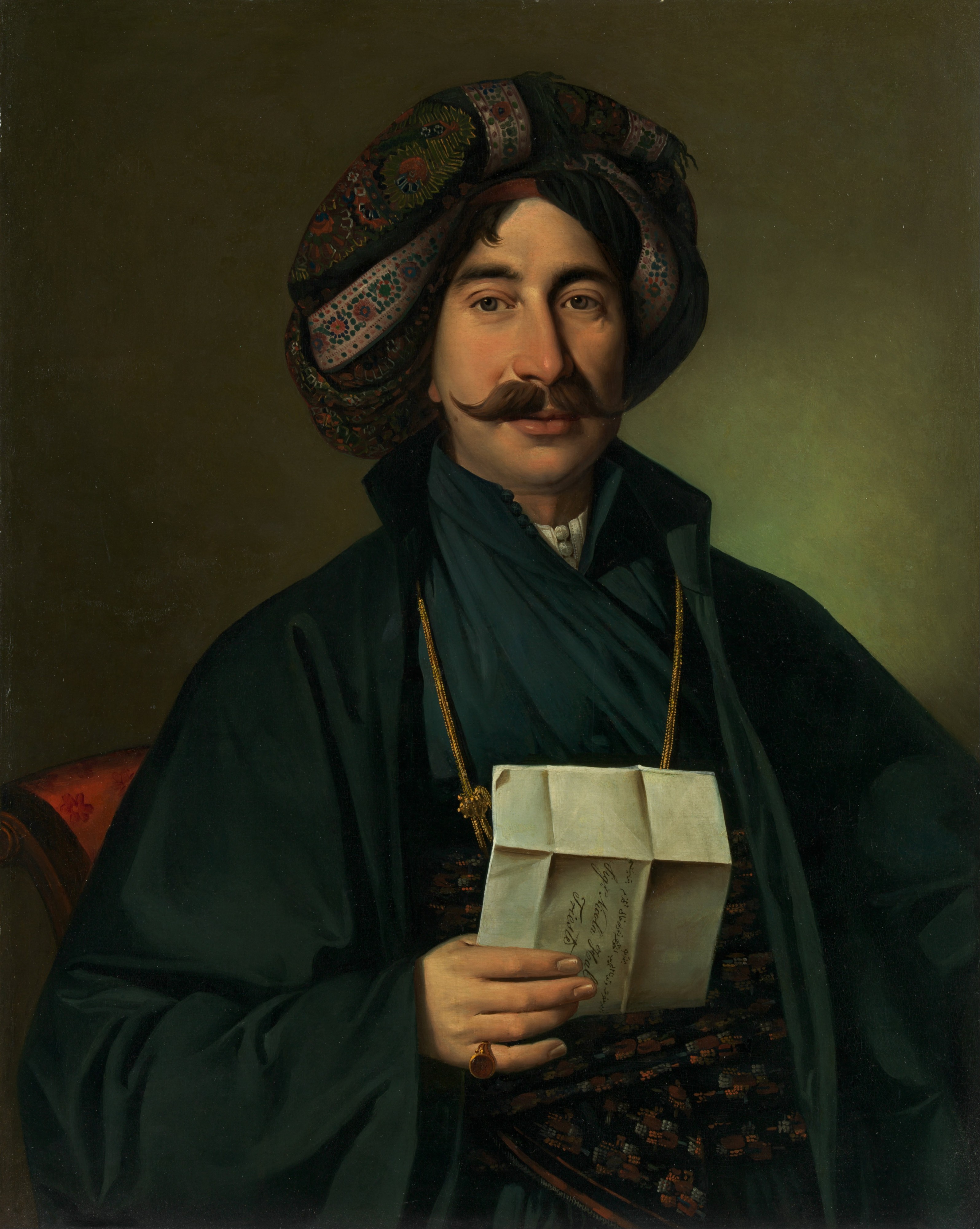 Jožef Tominc - Man in Ottoman dress - Google Art Project