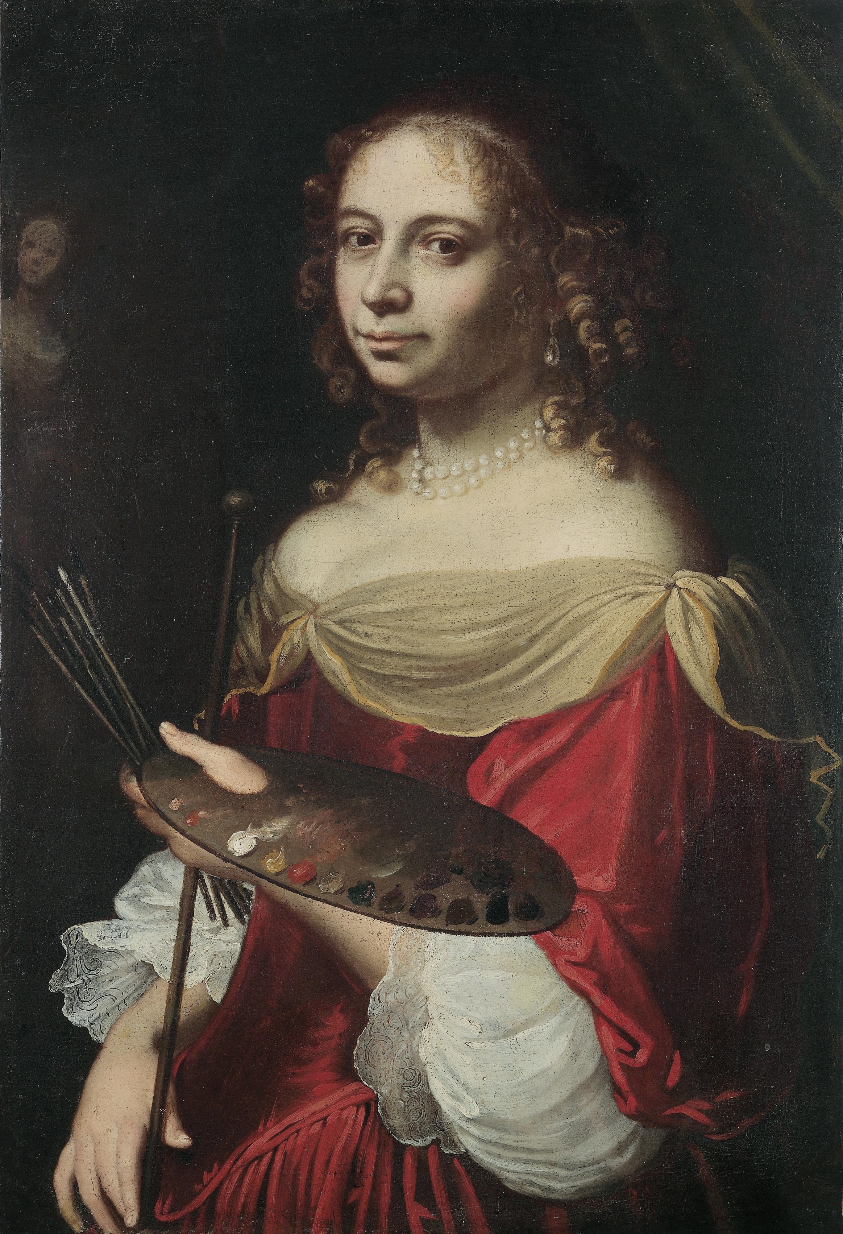 Self portrait of a female painter Bologna 17th century