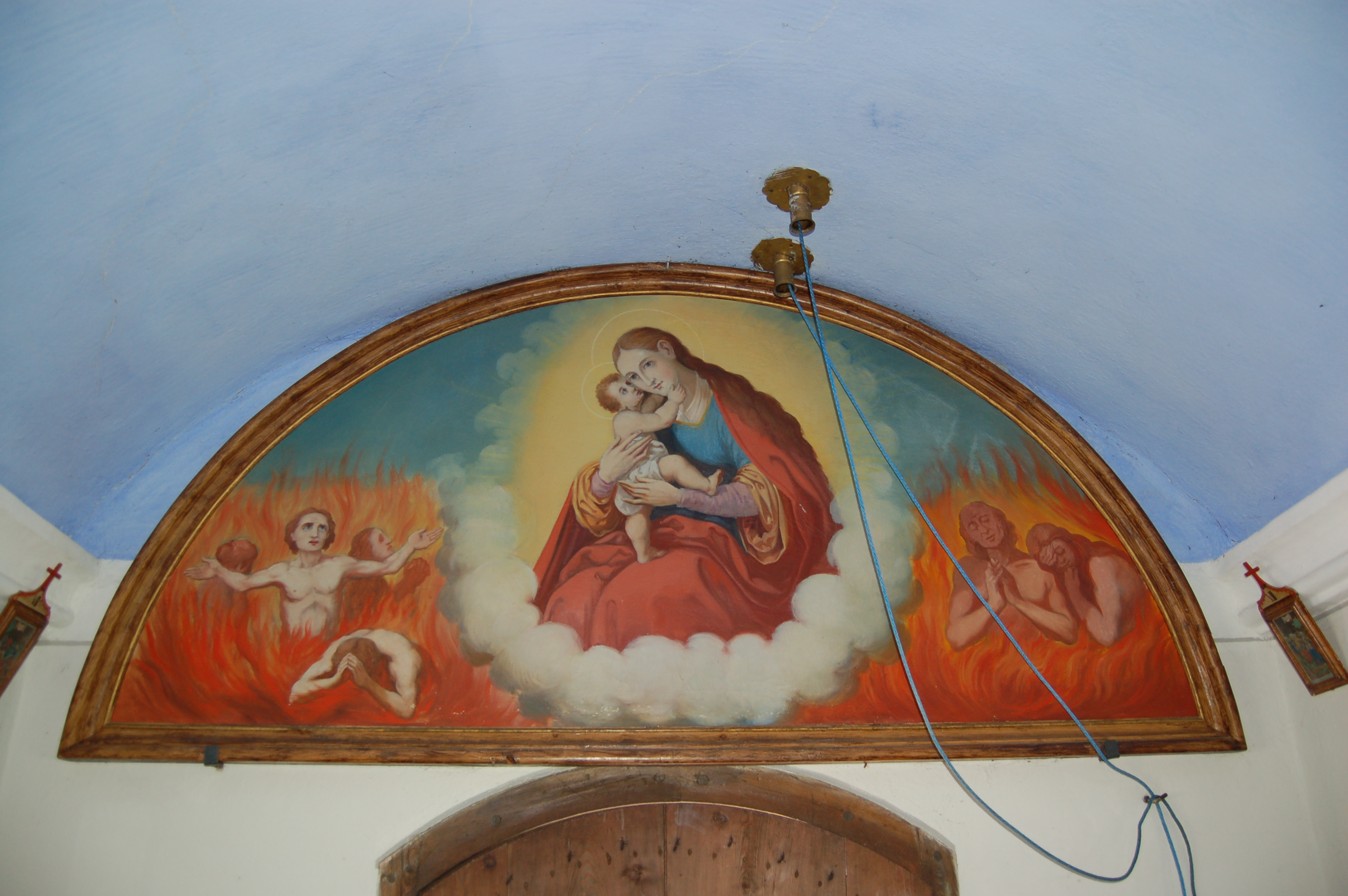 Unterstalleralm - Kapelle hll. Chrysanth und Daria Gemälde