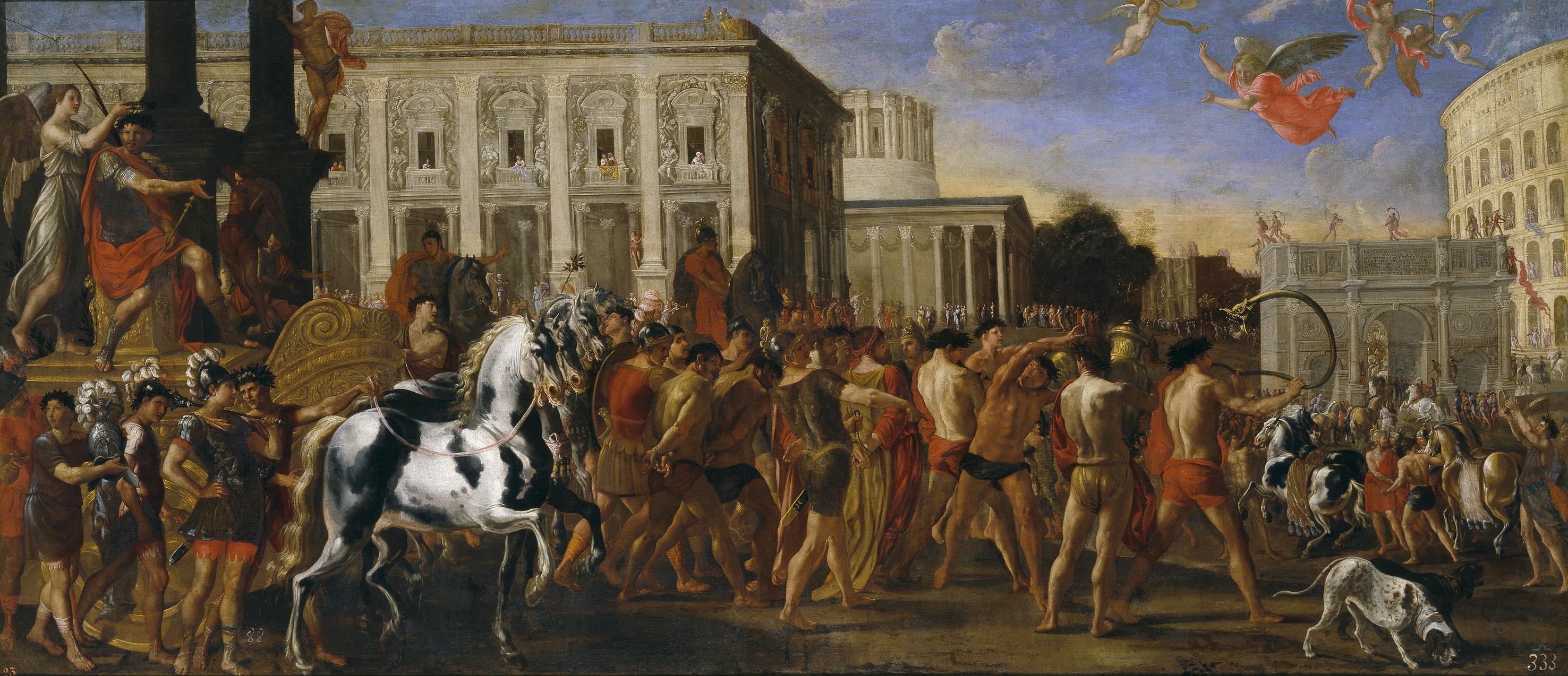 Viviano Codazzi and Domenico Gargiulo - Triumphal Entry of Constantine in Rome