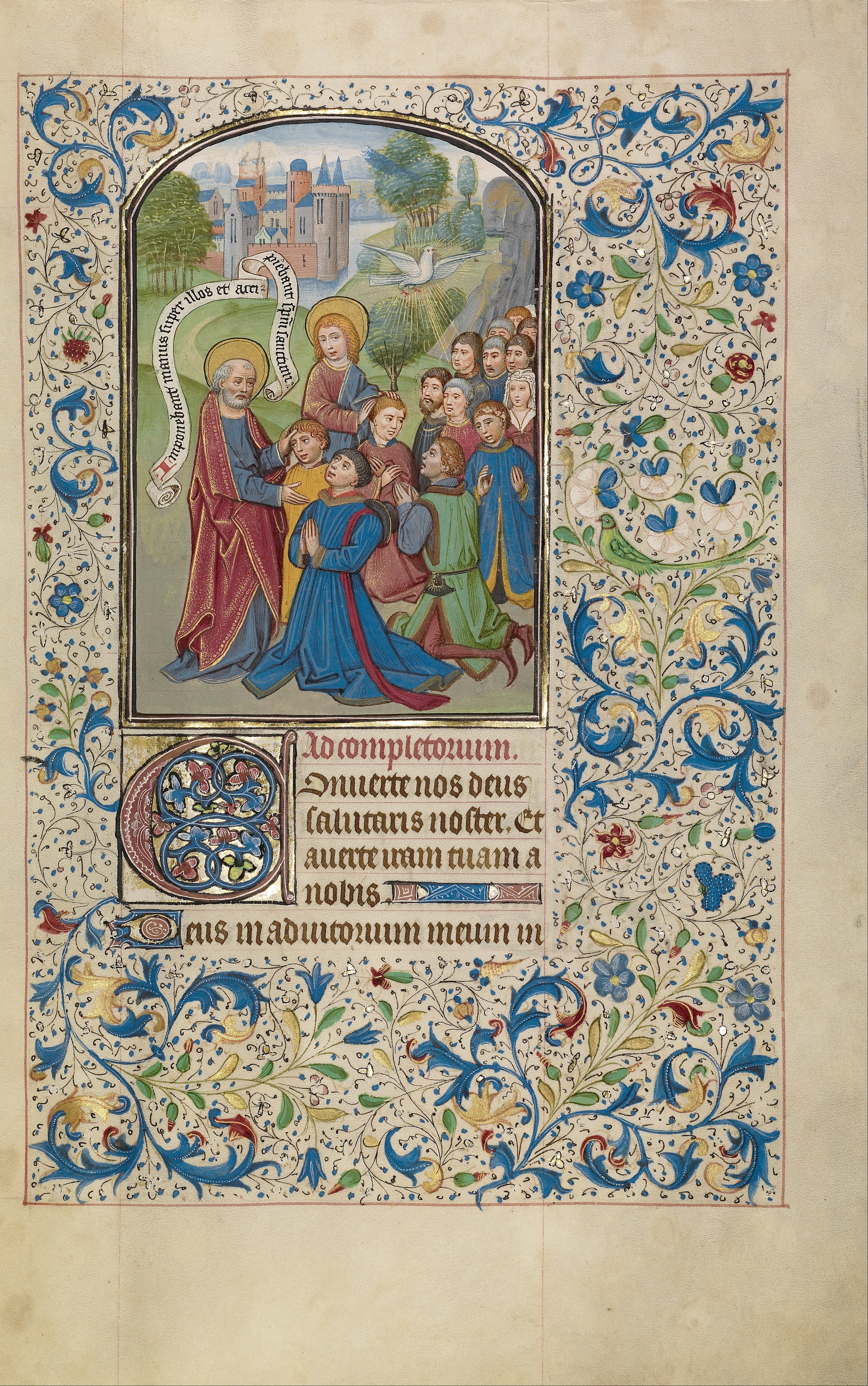 Willem Vrelant (Flemish, died 1481, active 1454 - 1481) - Saints Peter and John Baptizing the Samarians - Google Art Project