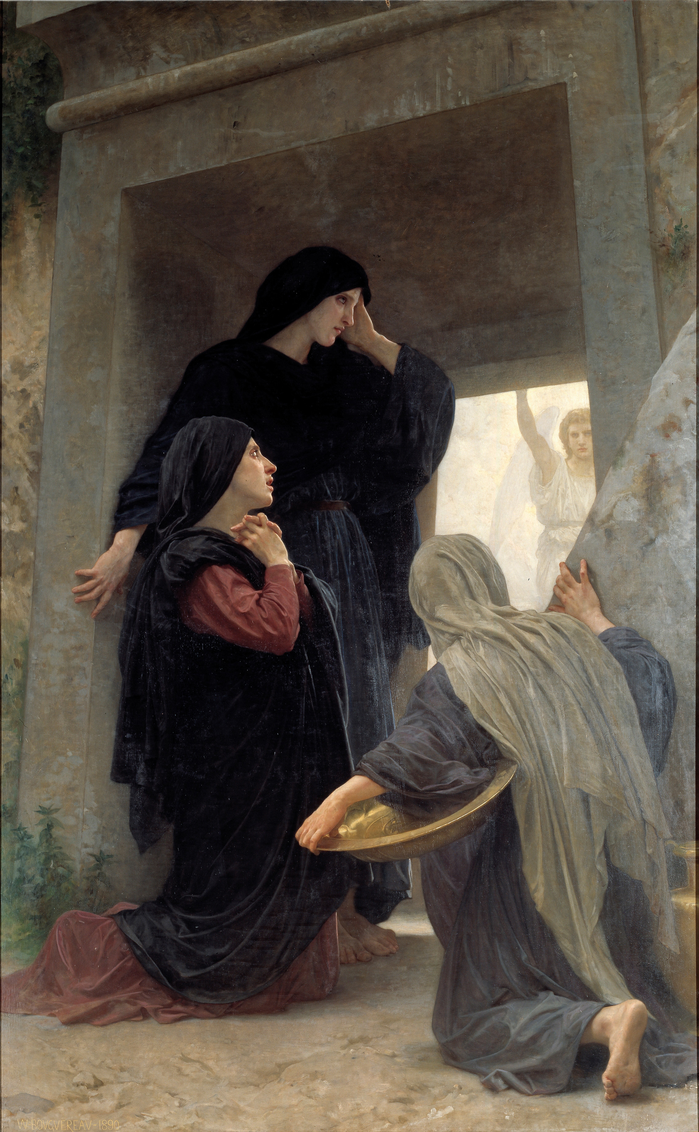 William-Adolphe Bouguereau (1825-1905) - Le saintes femmes au tombeau (1890) img 2