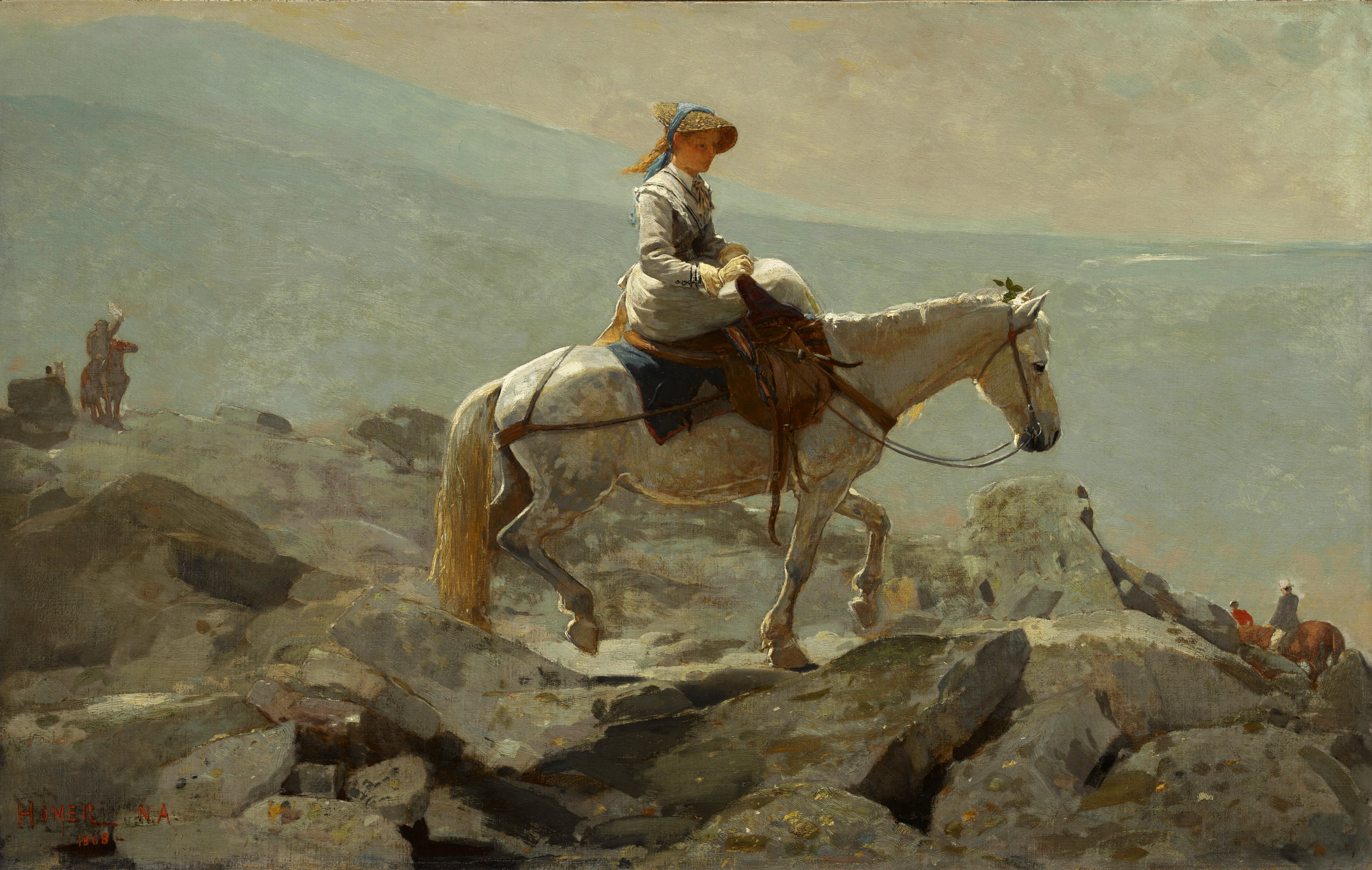 Winslow Homer The Bridle Path, White Mountains