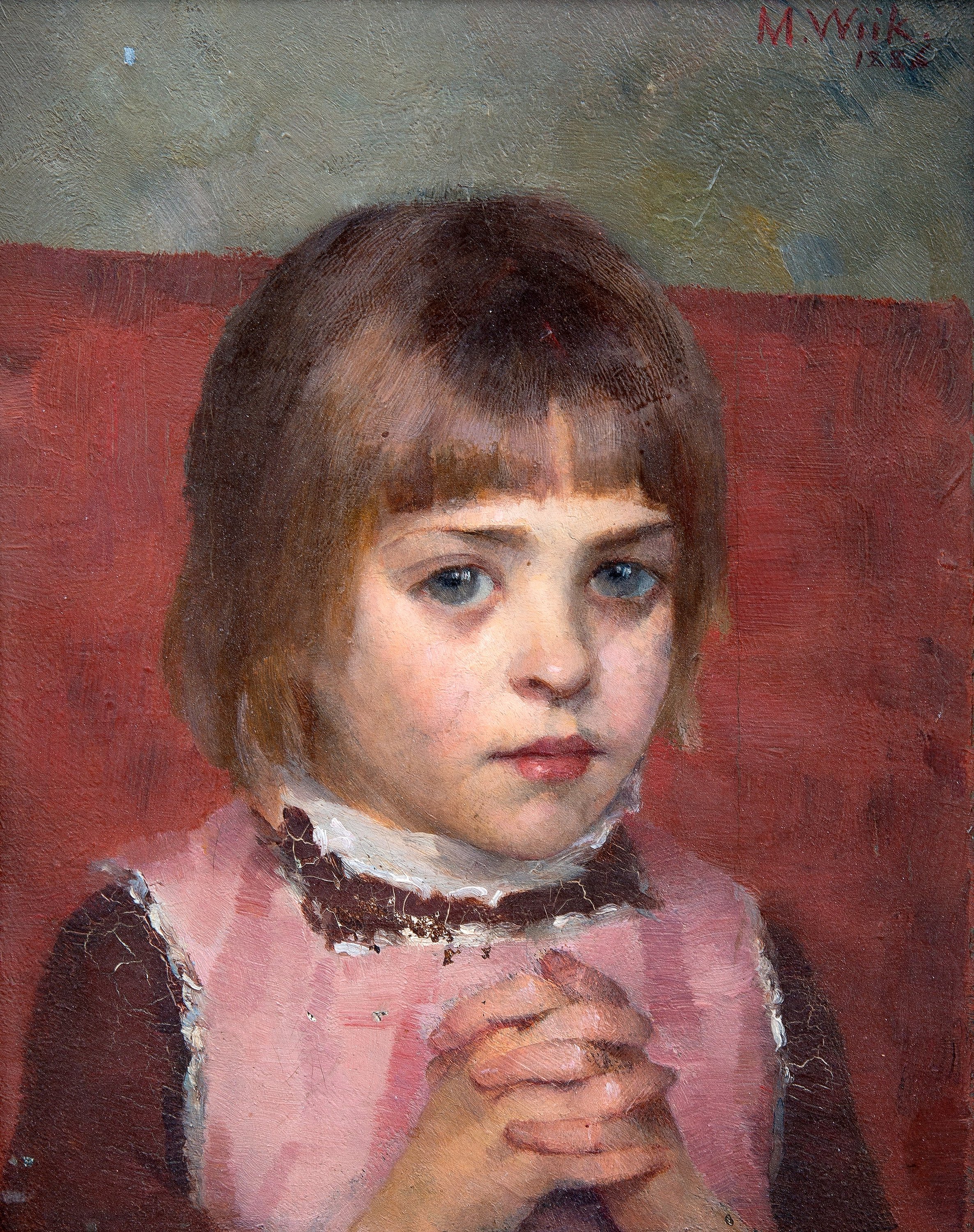 Young girl. Maria Wiik. 1886