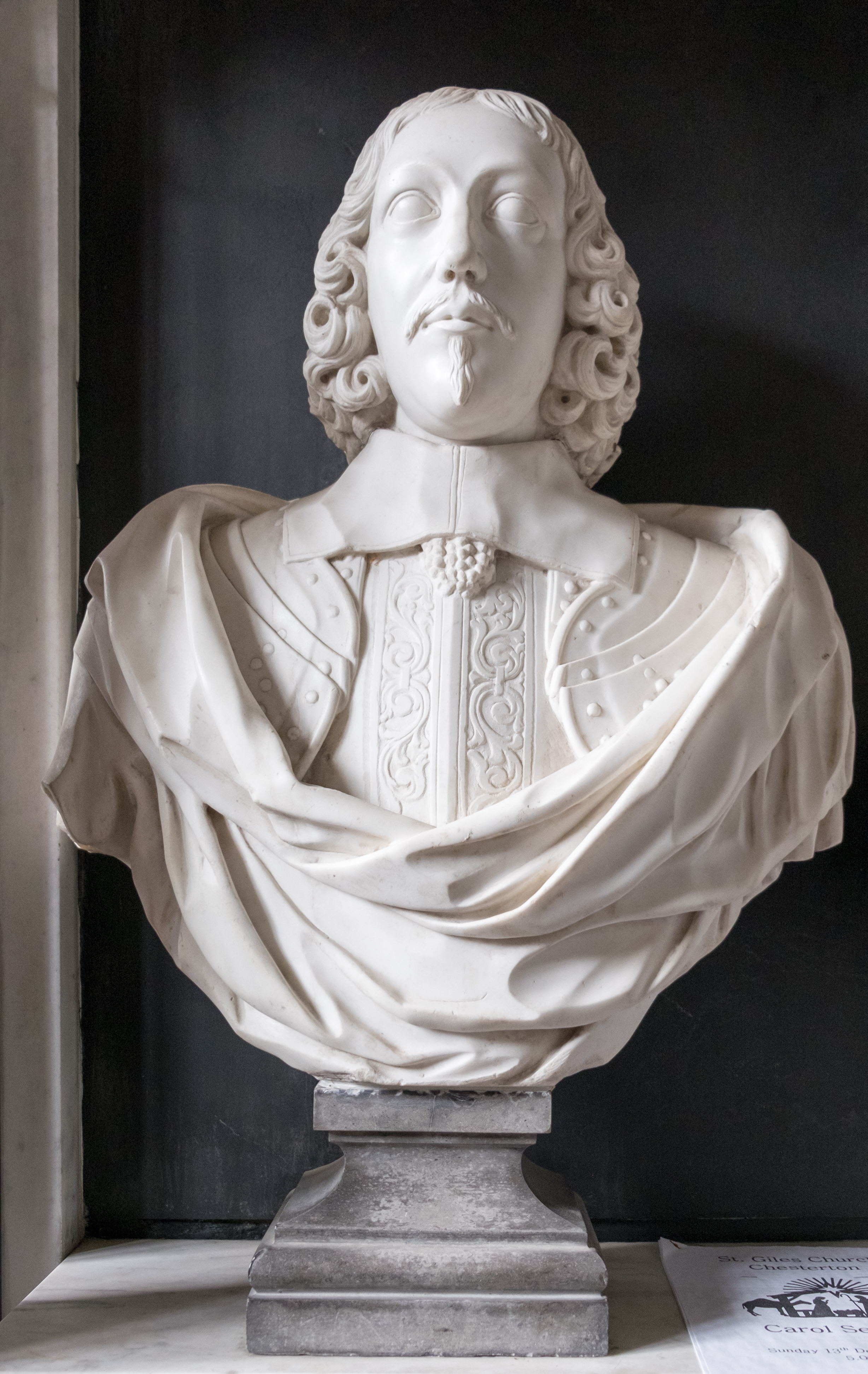 Bust of Edward Peyto - St. Giles Church, Chesterton