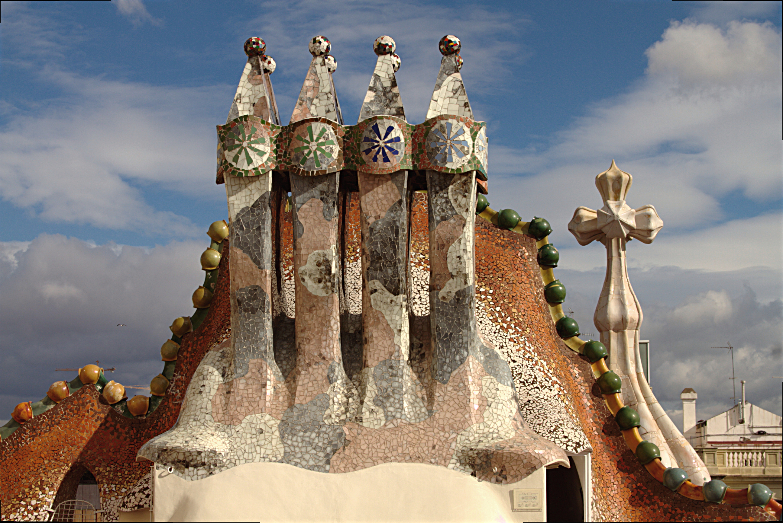 Chimneys of Casa Batlló - Barcelona 2014