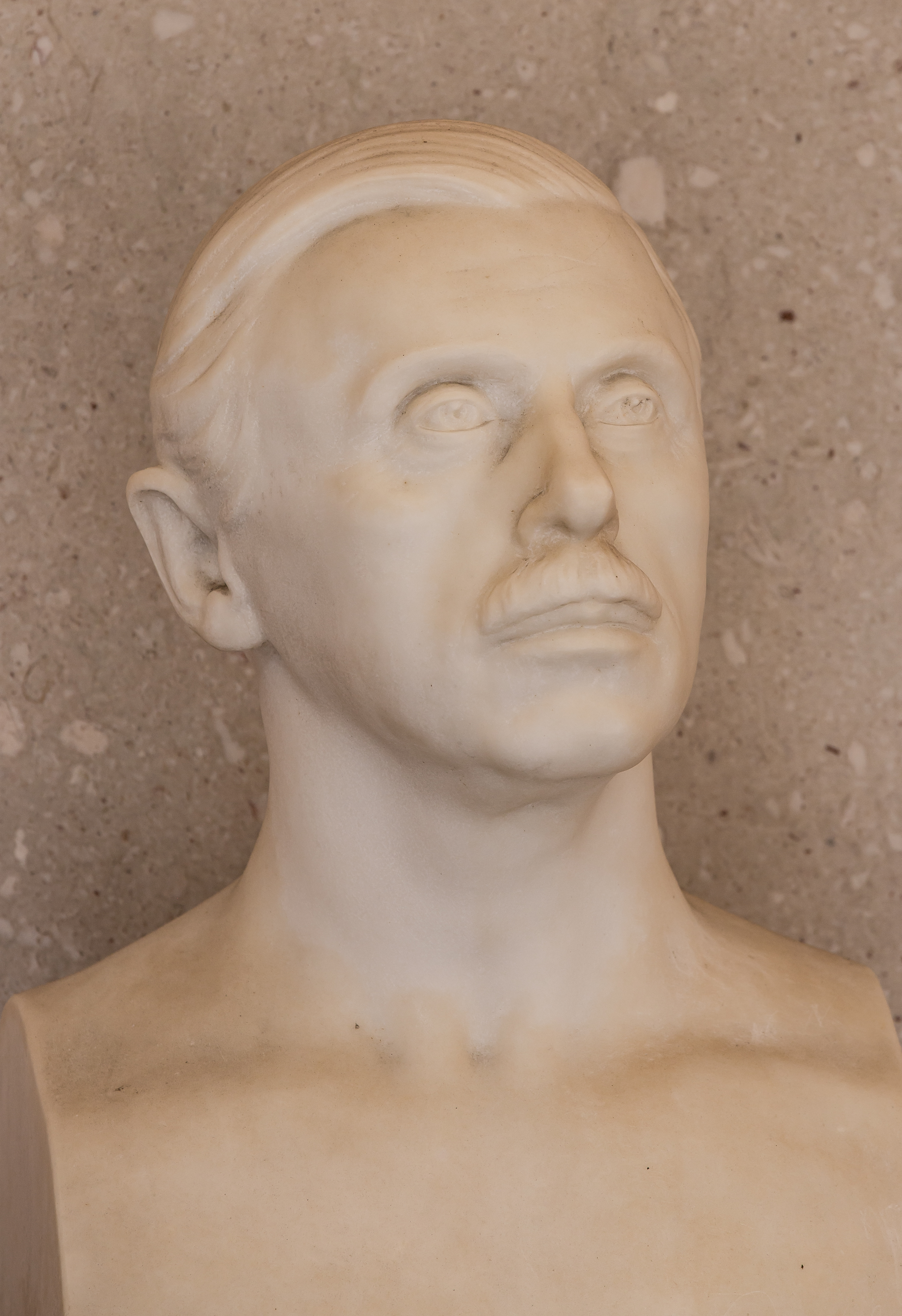 Constantin von Economo (1865-1935), Nr. 139, bust (marble) in the Arkadenhof of the University of Vienna-3636
