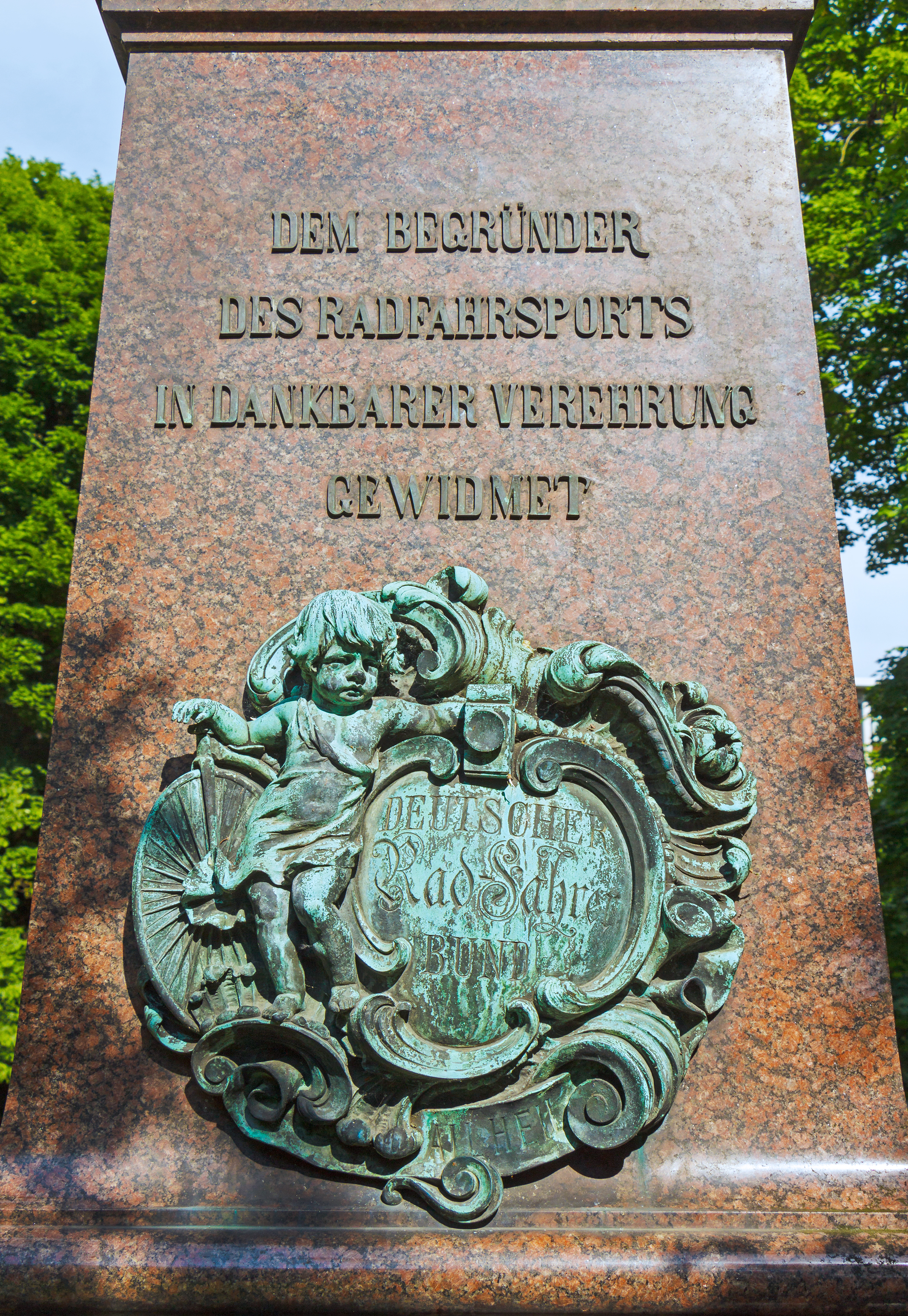 Karl von Drais memorial Karlsruhe 03