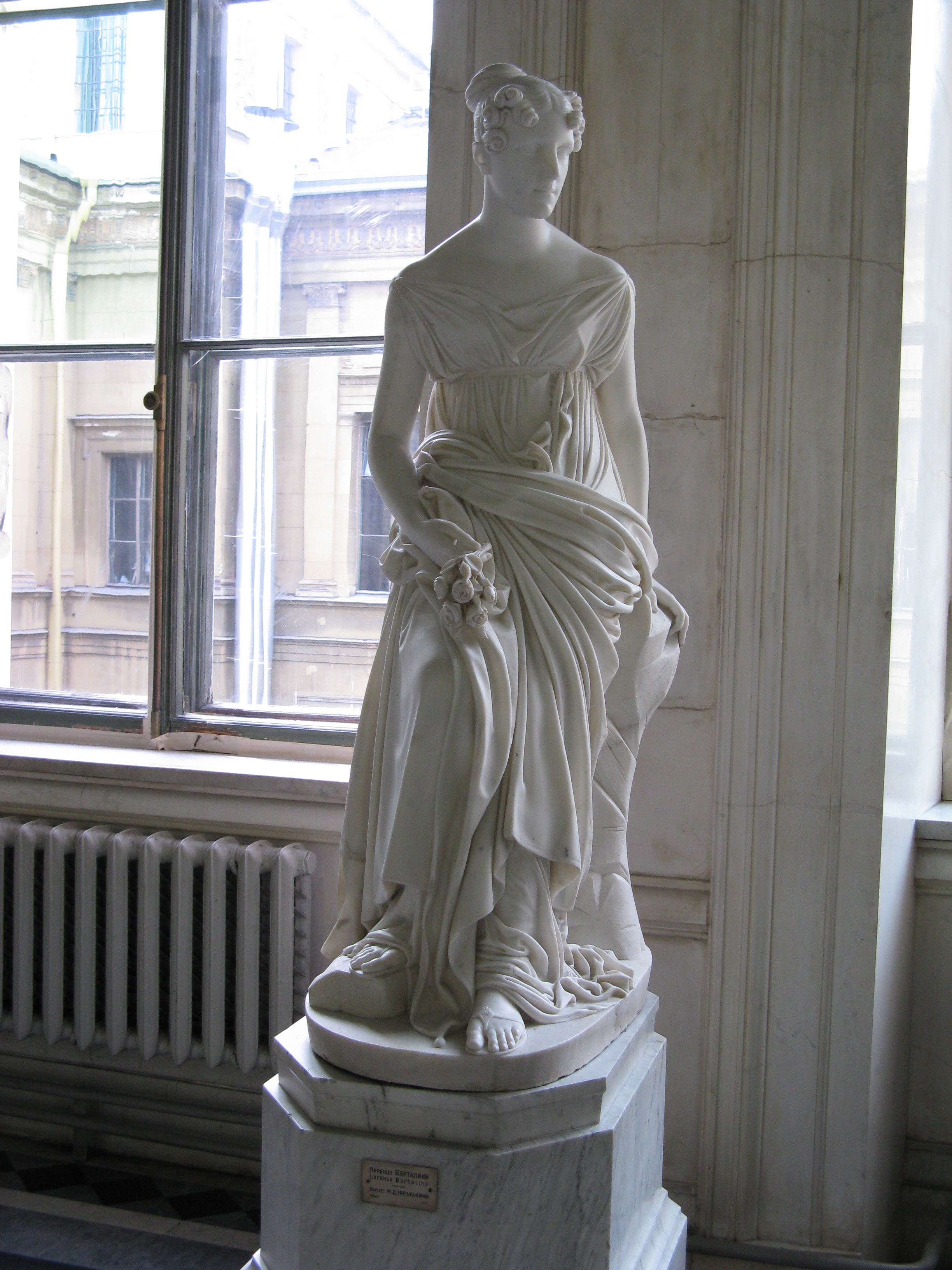 Lorenzo Bartolini-statue-hermitage