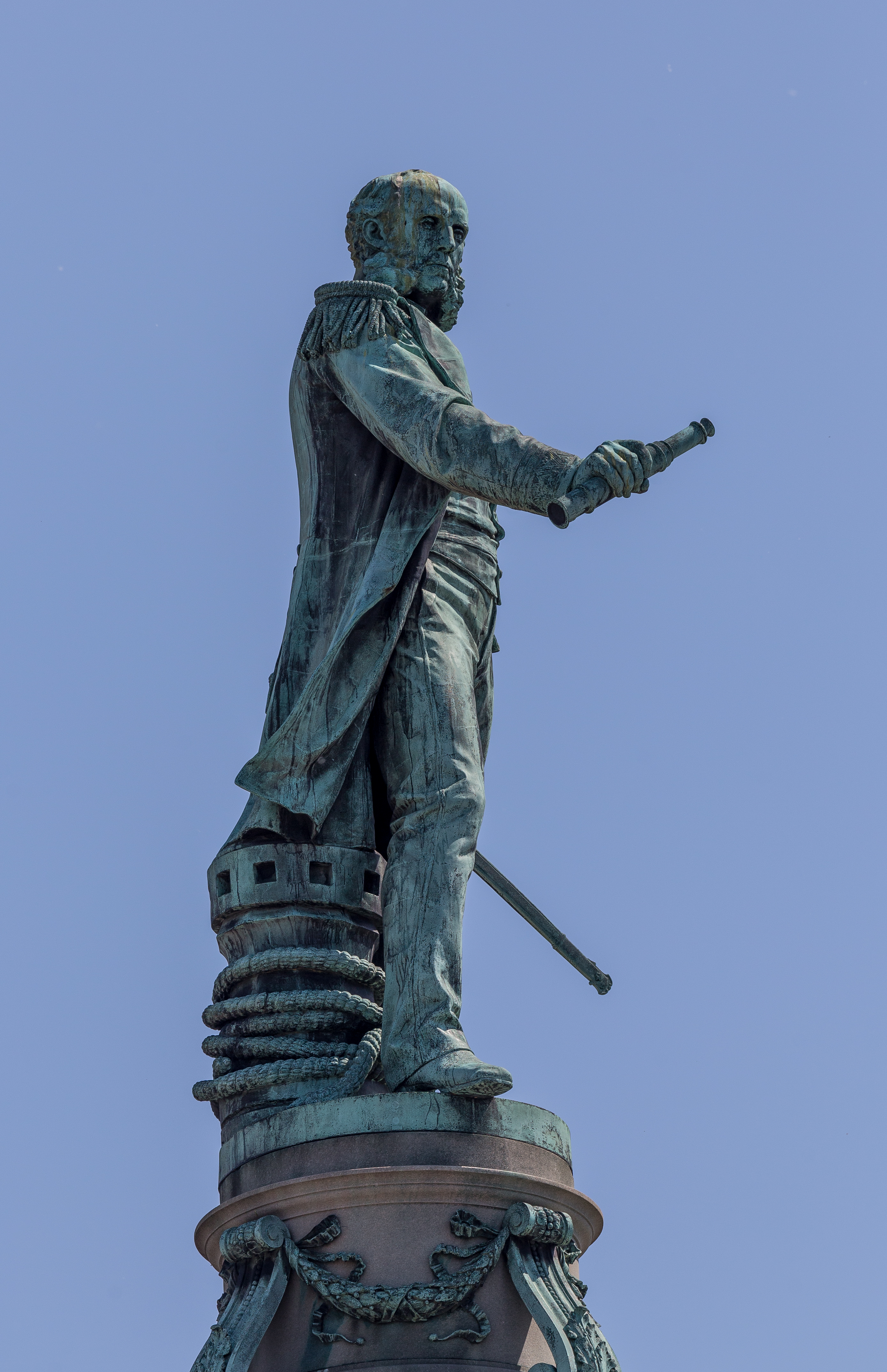 Praterstern in Vienna, Monument for Admiral Tegetthoff-5043