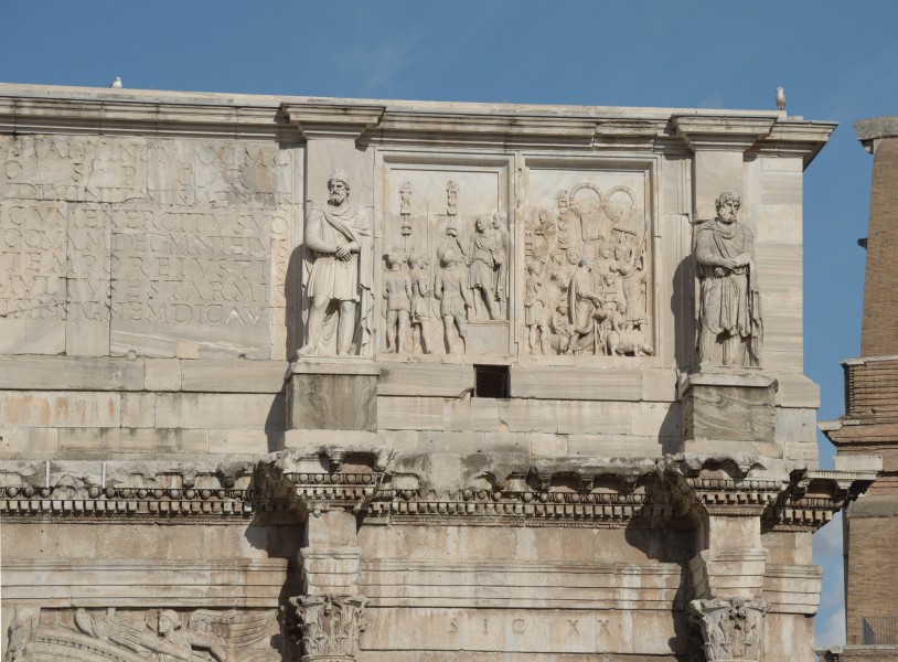 Arch of Constantine,right up