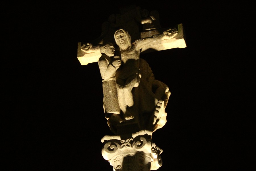 Cross of Columbus, Bayona, Galicia, Spain