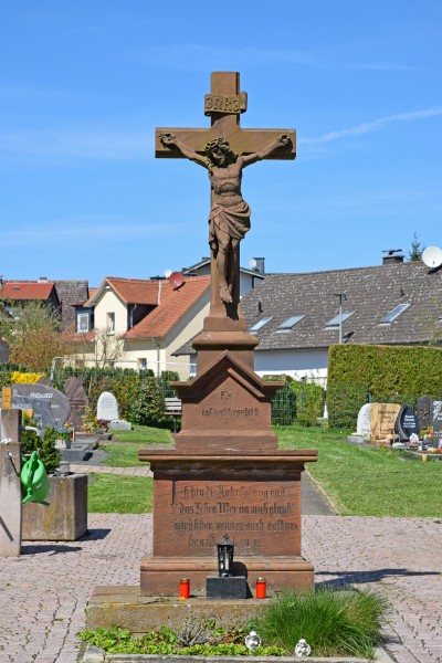 Friedhof Schröck Kruzifix
