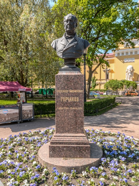 Monument to Gorchakov in Alexander Garden