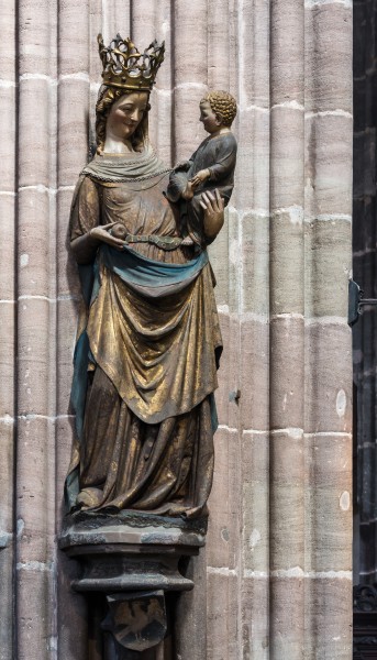 Nürnberg St. Lorenz Schöne Madonna 02