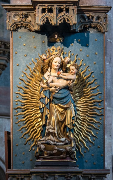 Nürnberg St. Sebald Strahlenkranz-Madonna 01