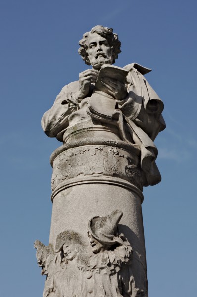 Paris Statue Gavarni 2012