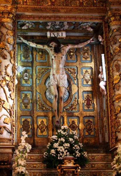 crucifixion in the Santiago de Compostela Cathedral, Galicia, Spain, Europe, August 2013, picture 10