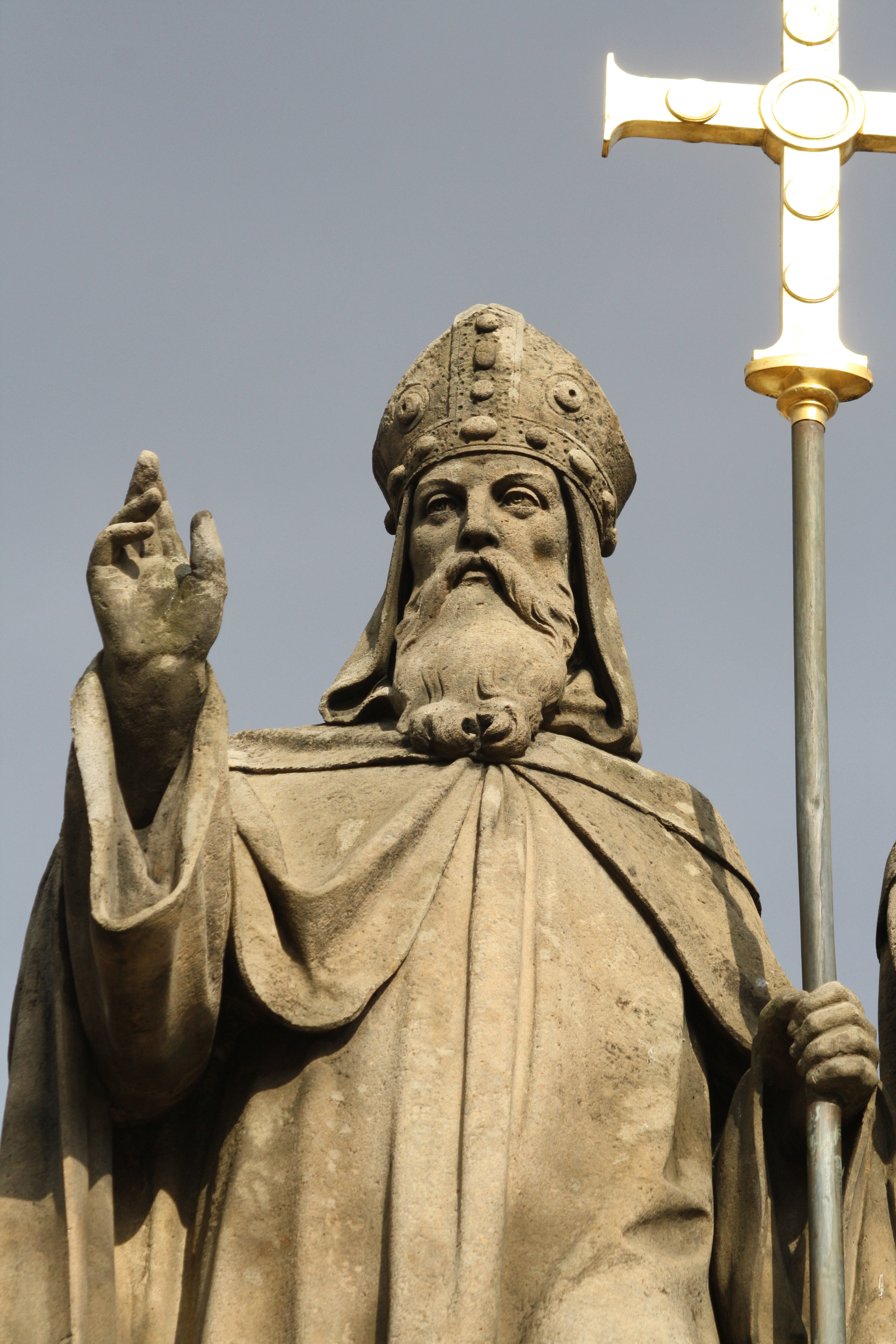 Saint Cyrill statue in Třebíč