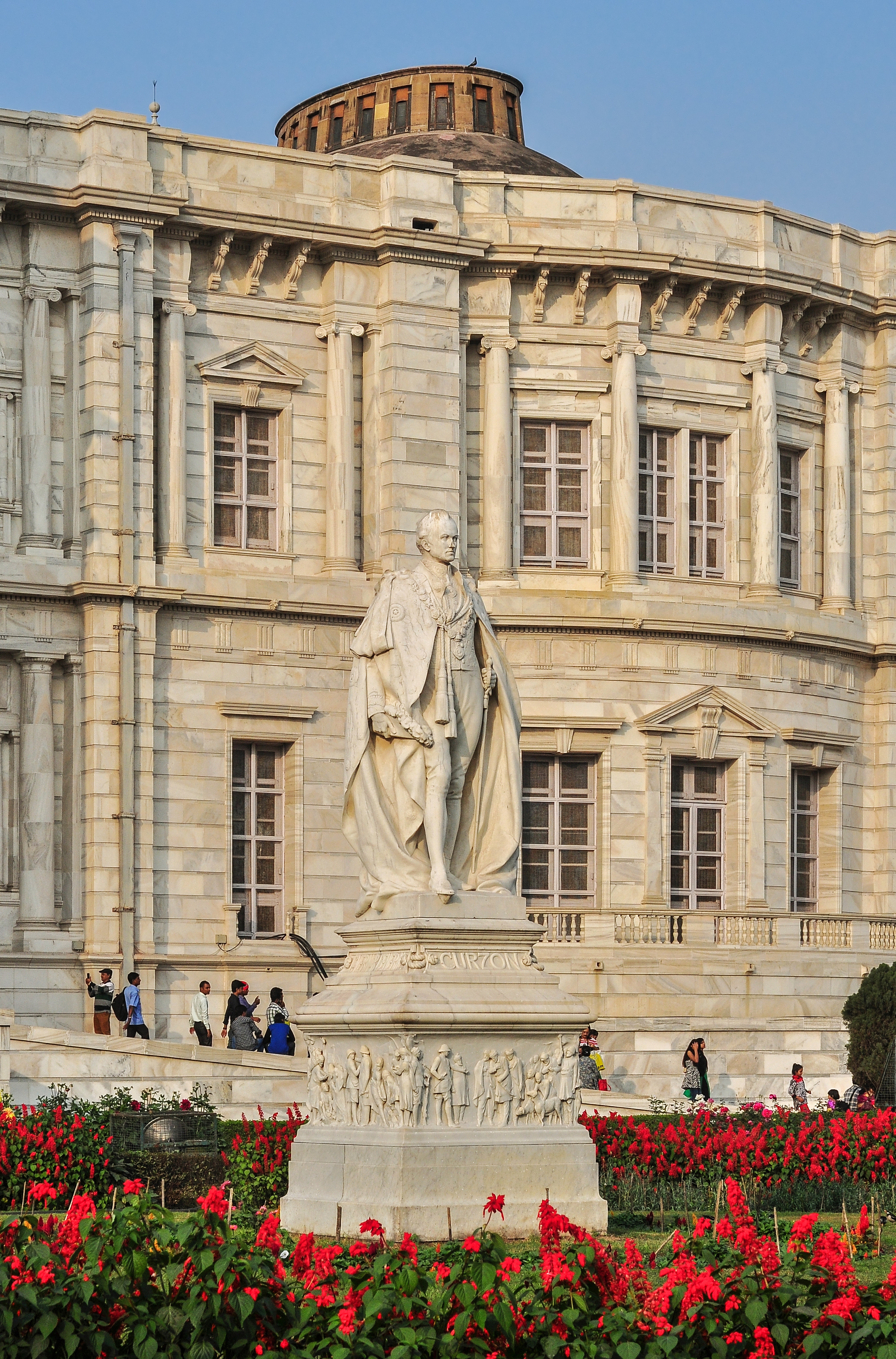 Statue of Lord Curzon at Victoria Memorial, Kolkata