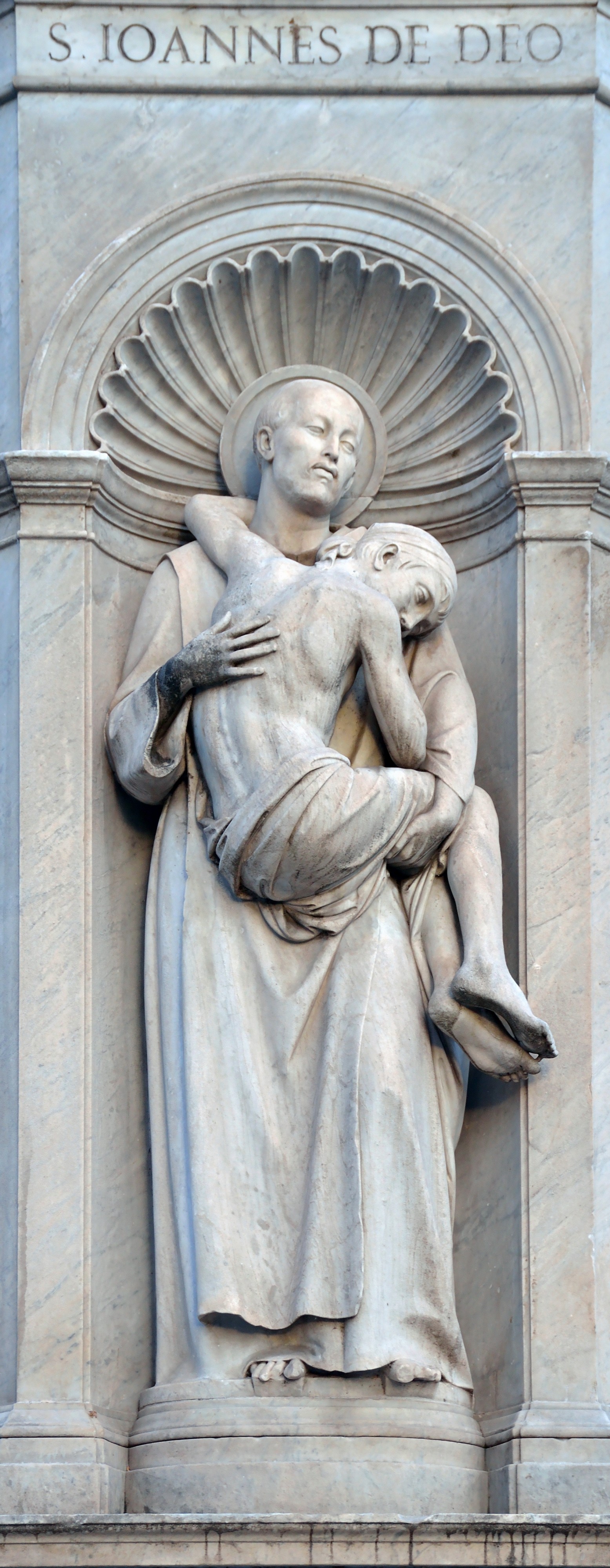 Statue of John of God in Rome