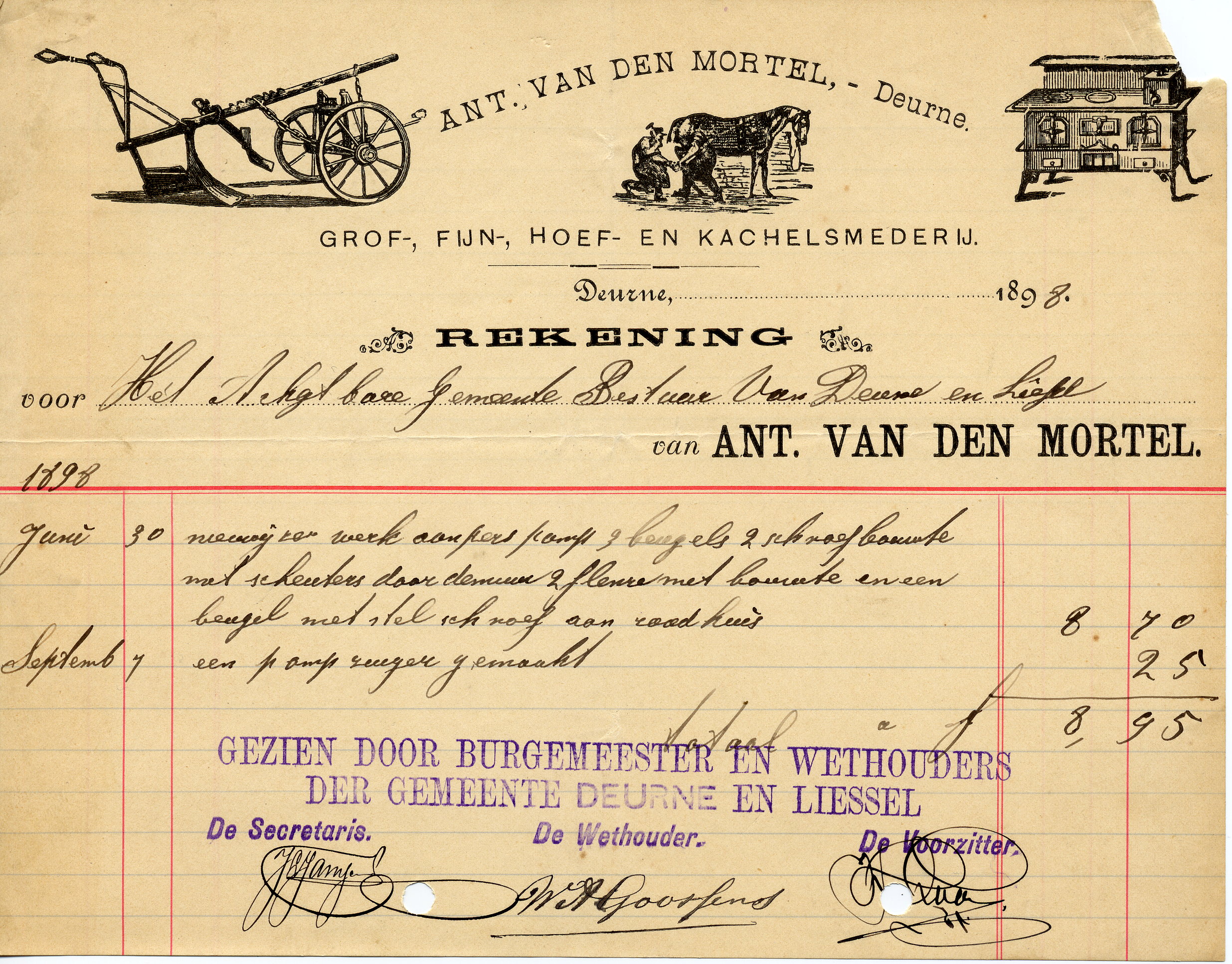 Ant van den Mortel 1898