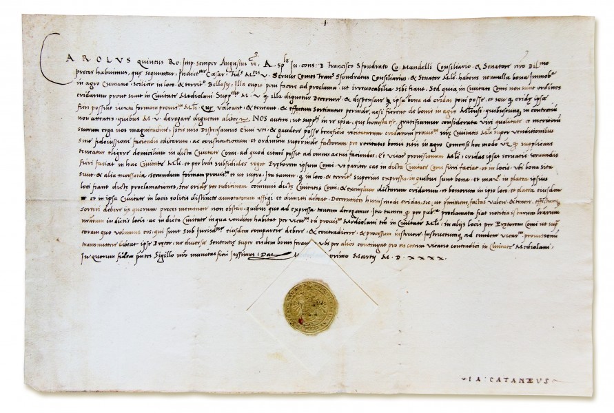 Documents from Fondo Serbelloni Sfondrati 09