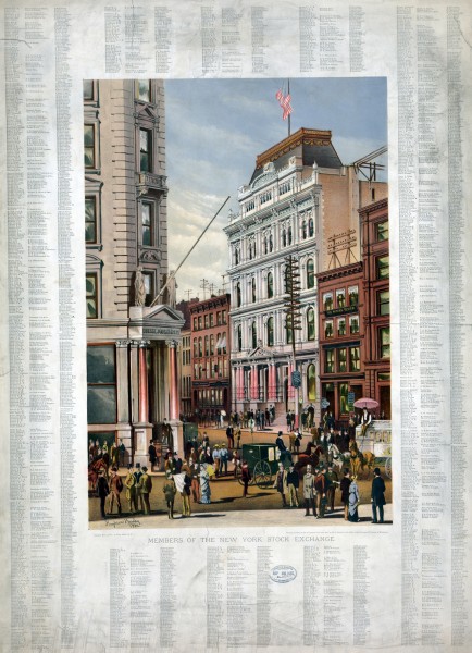 Members of the New York Stock Exchange 1882