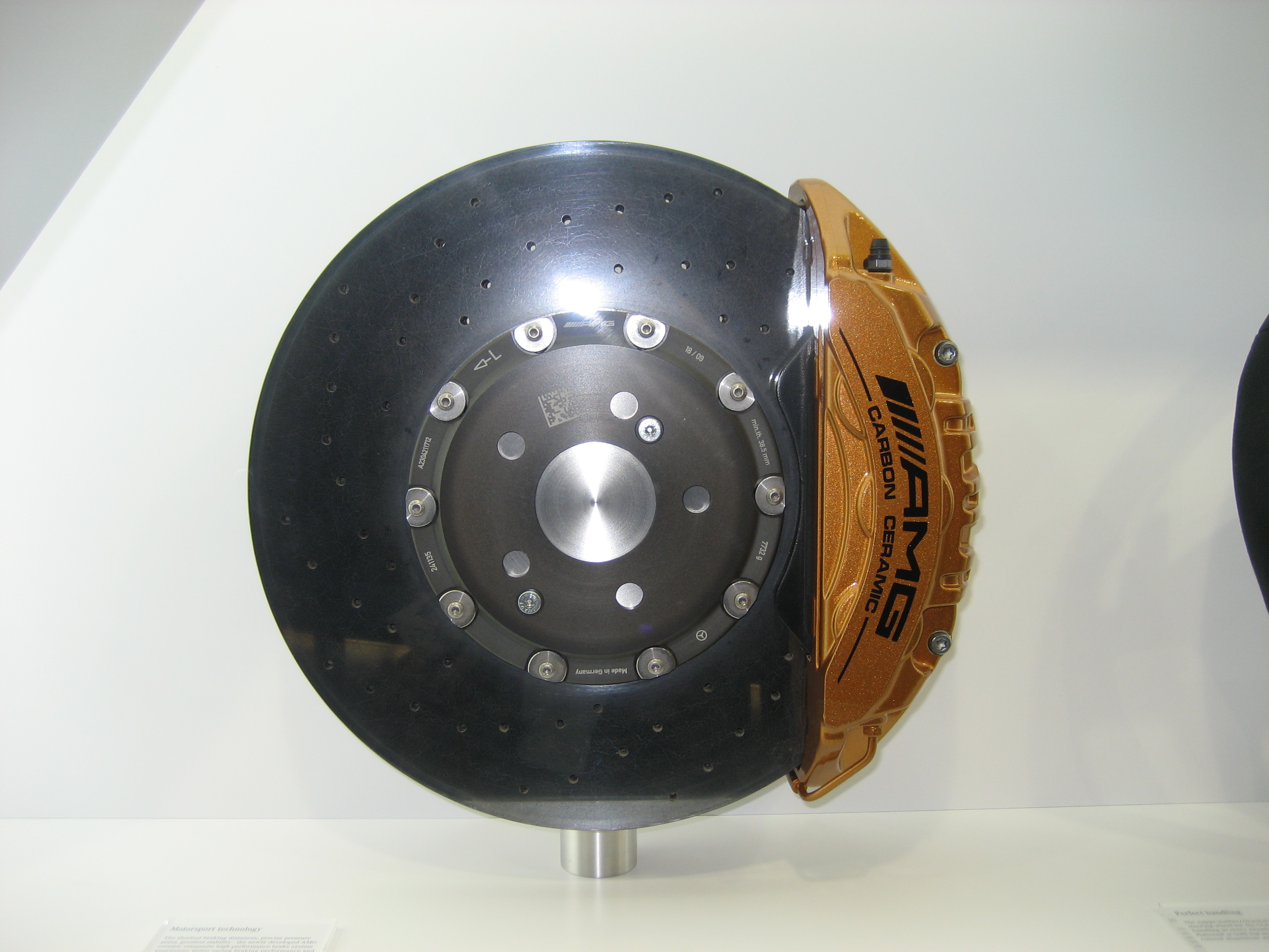 AMG Carbon Ceramic brake.