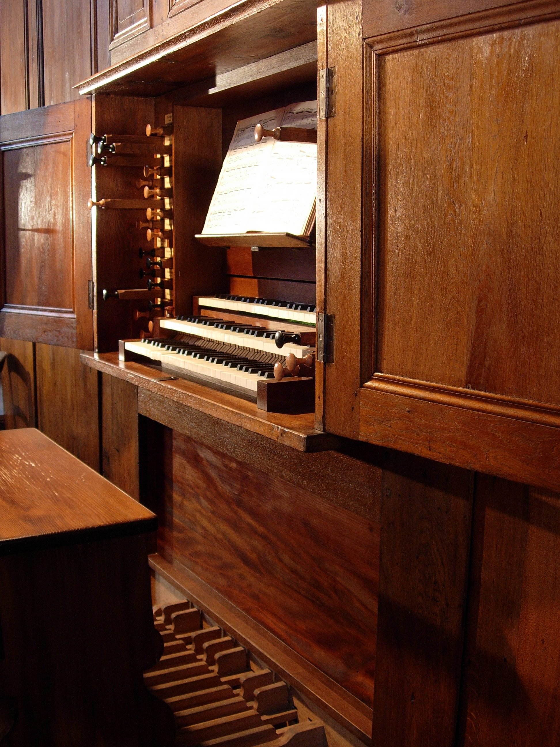 Console orgue Callinet