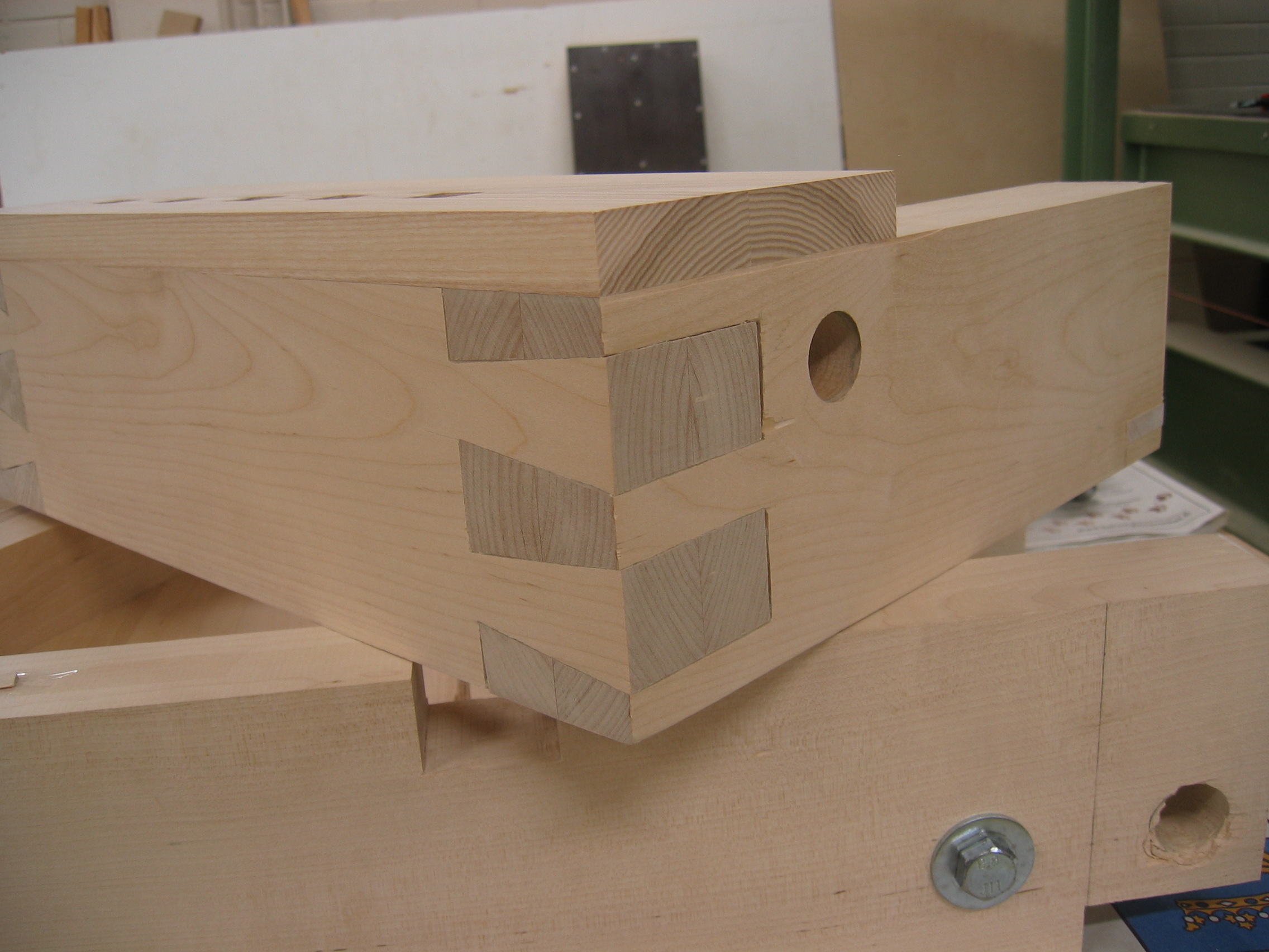 Finished dovetail