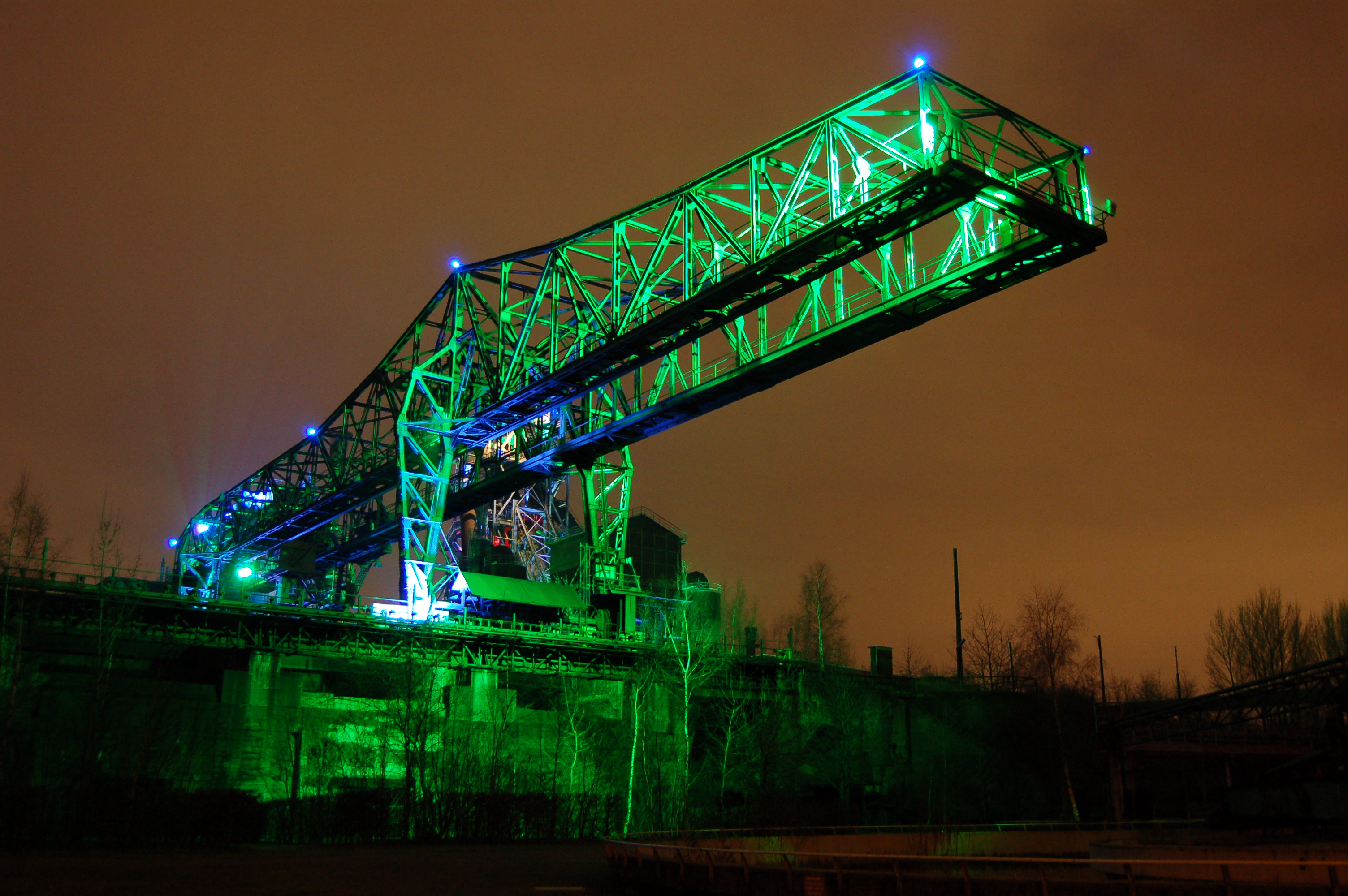 Landschaftspark Duisburg-Nord green-lights