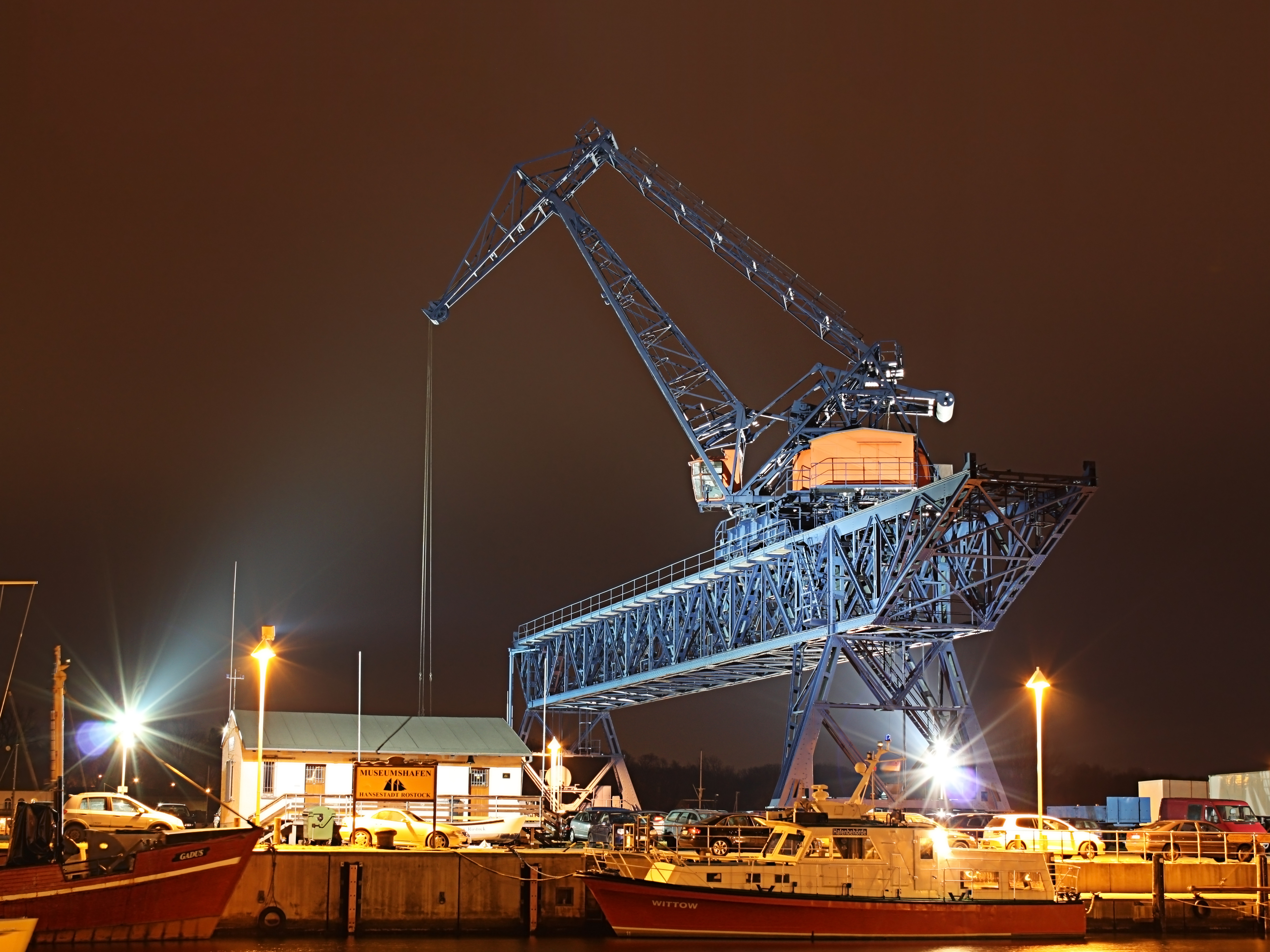 Portalkran im Stadthafen Rostock reworked GD-1