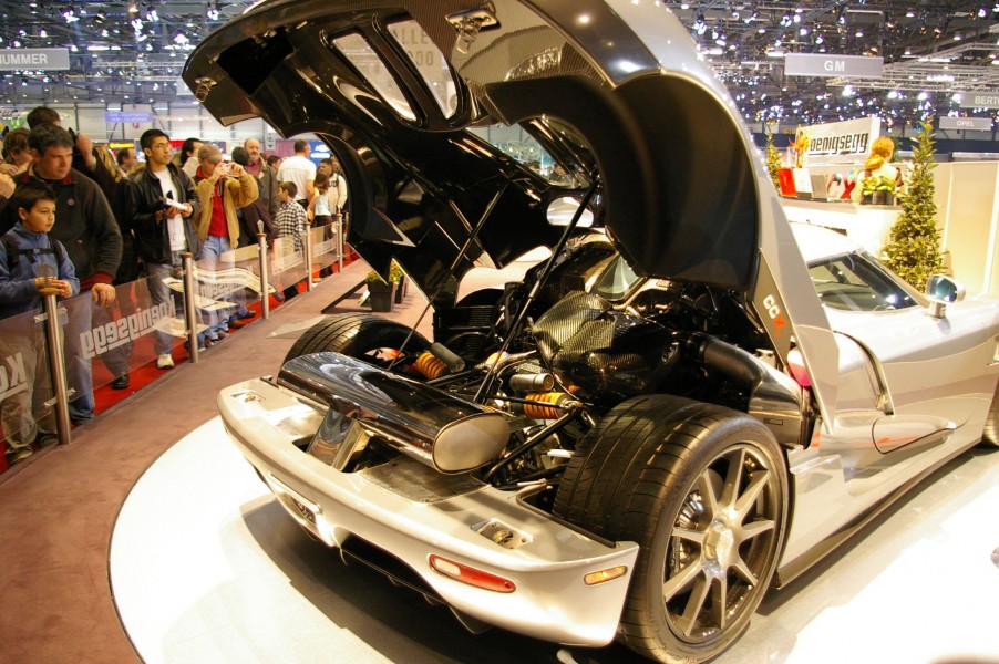 Koenigsegg CCX engine (Motorshow Geneva 2006)