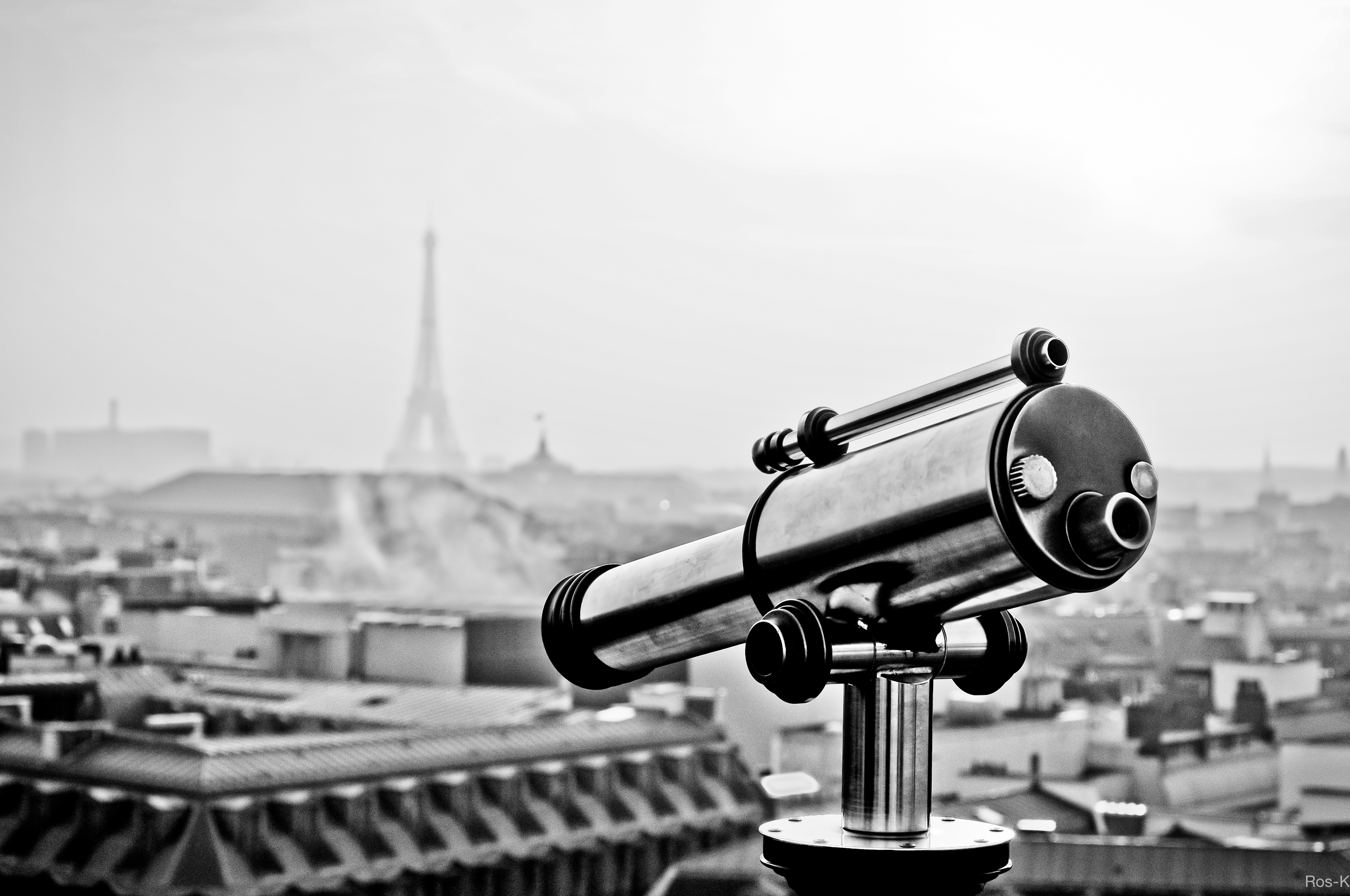 Vue depuis les toits des Galeries Lafayette, Paris, France