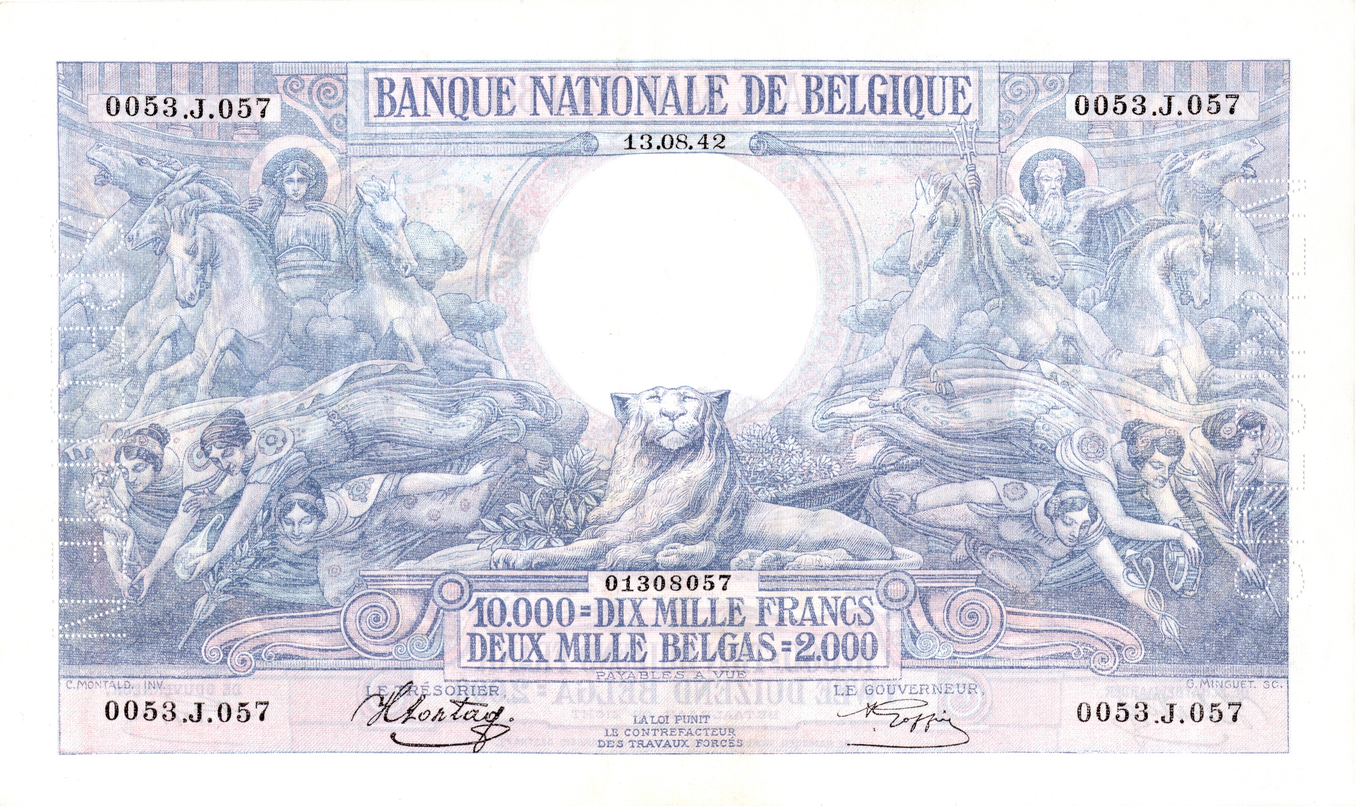 10,000 BEF 1929