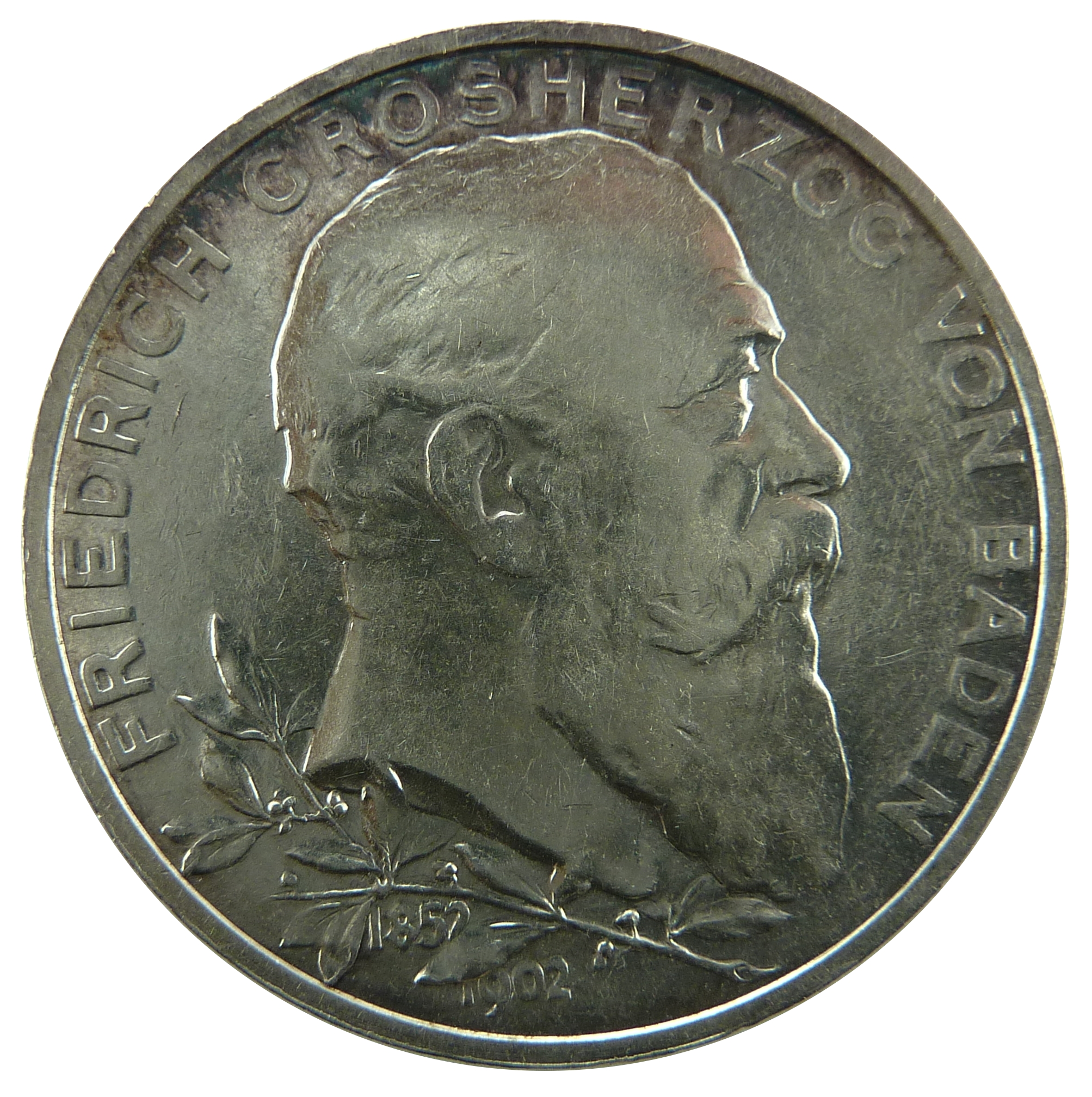 5 Mark Baden 50 Jahre Friedrich I