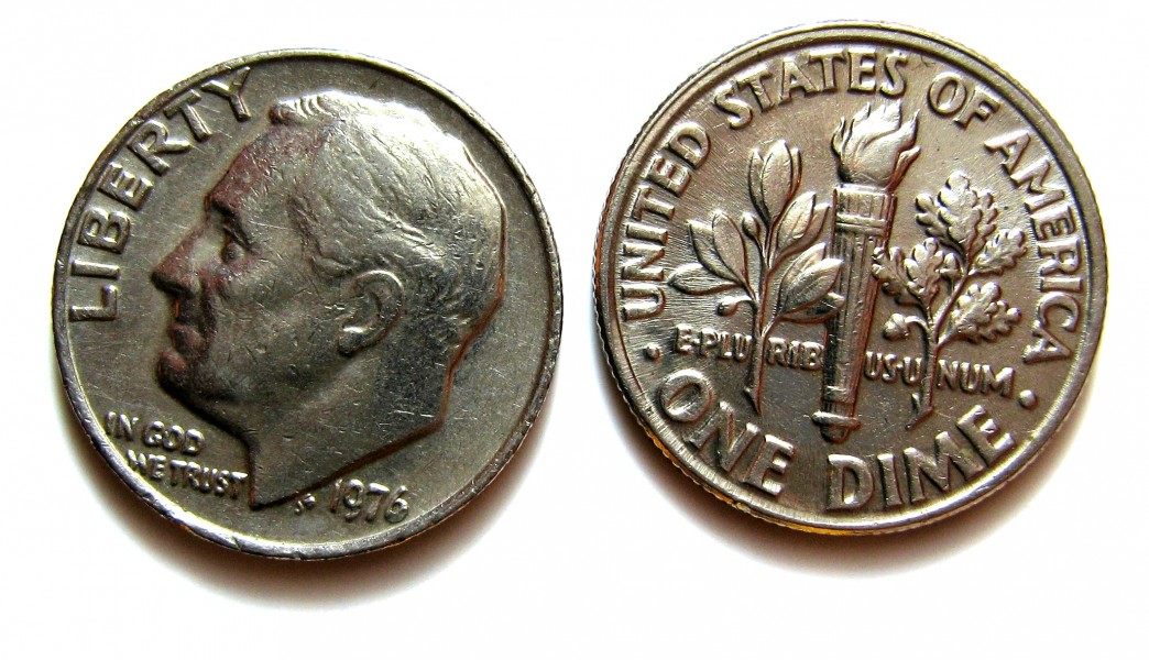 One dime 1976 revised