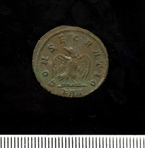 Silver-washed radiate of Divus Carus (11 2) Reverse