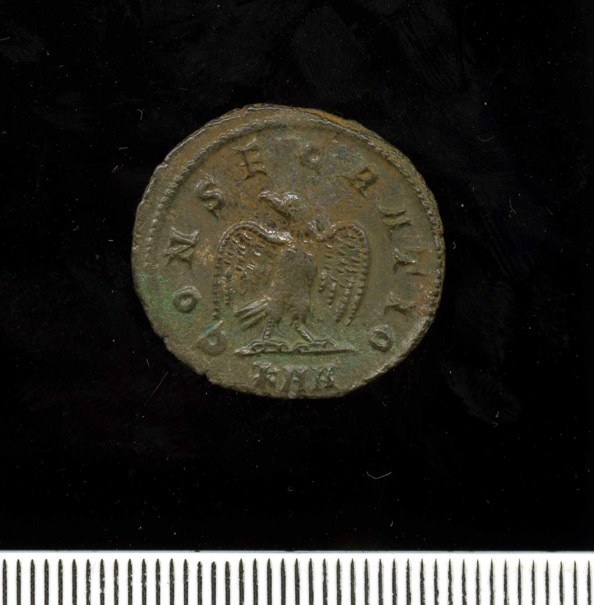 Silver-washed radiate of Divus Carus (11 2) Reverse