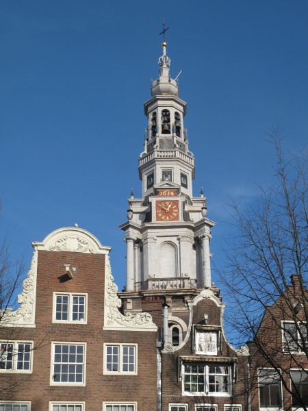 Amsterdam, de Zuiderkerktoren RM6498 foto2 2014-01-12 12.50