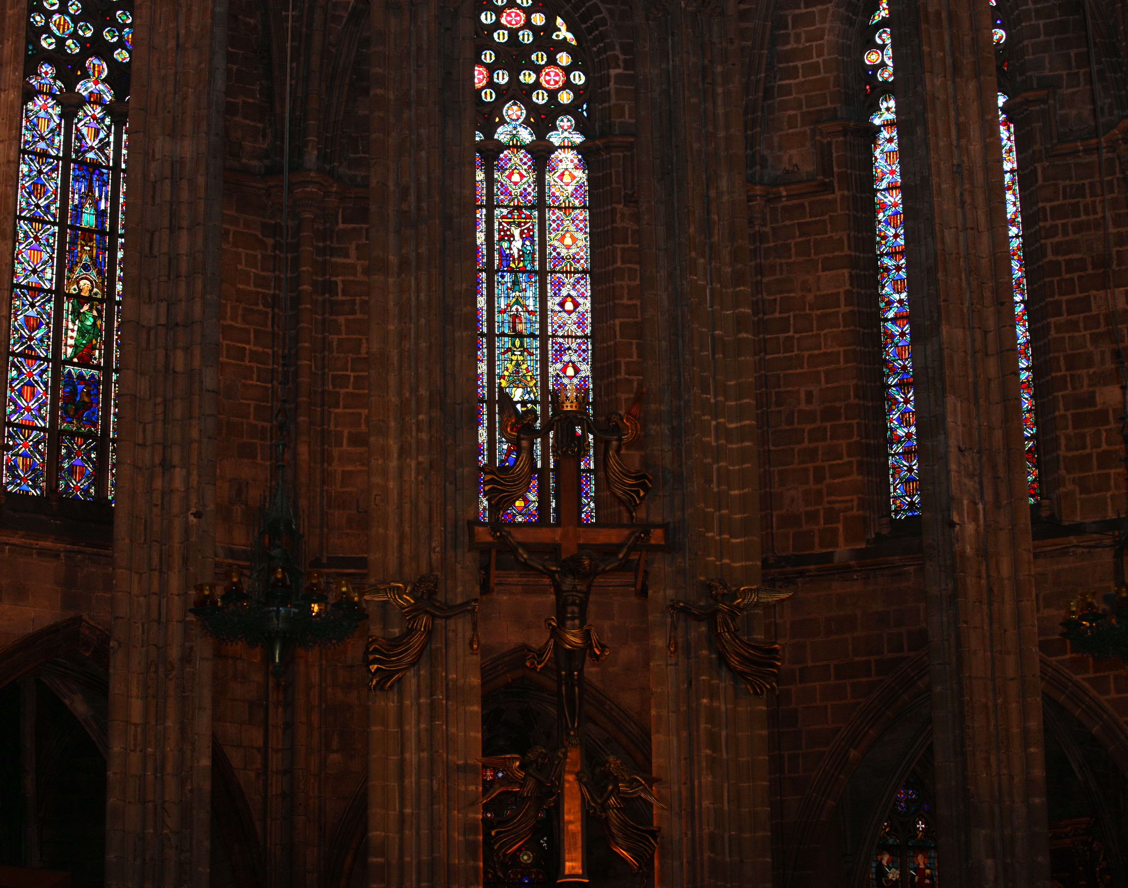 a church in Barcelona, Spain, Europe, August 2013, picture 41