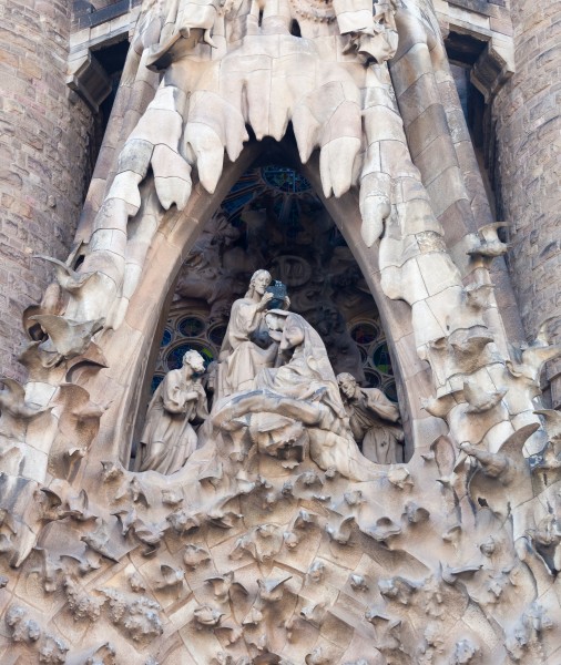 Detalle da Sagrada Familia. Barcelona B22