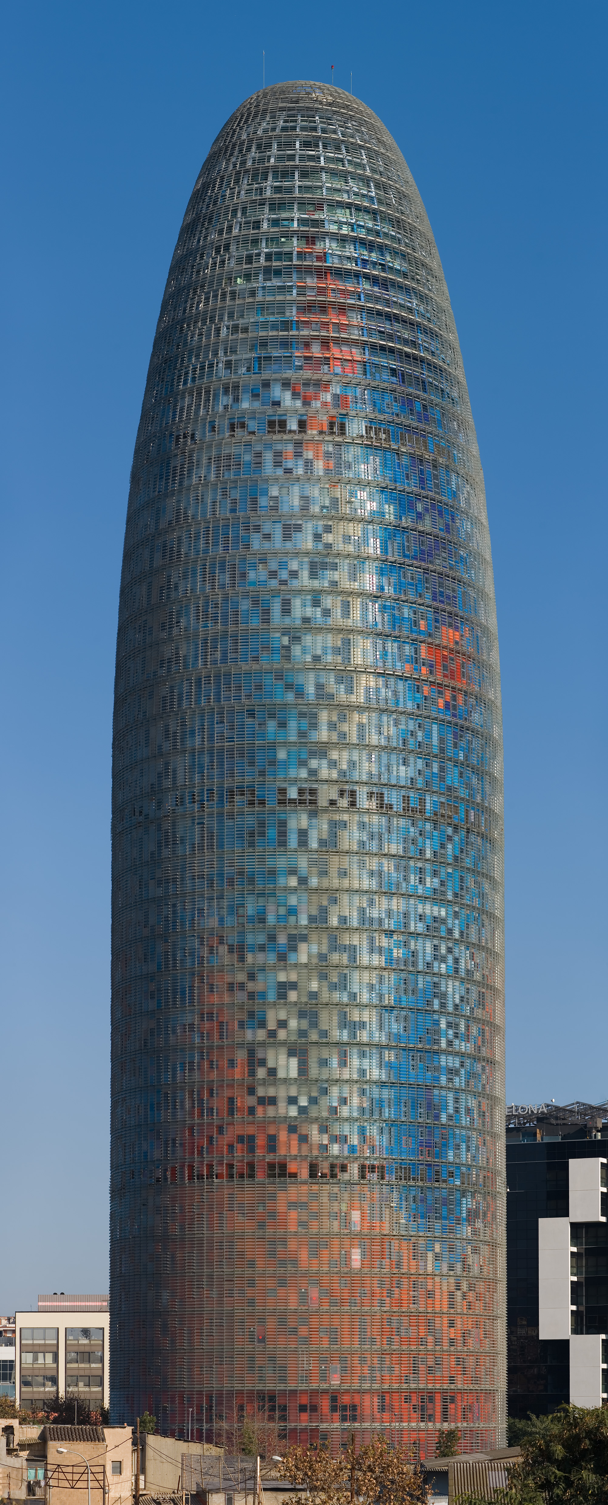 Torre Agbar - Barcelona, Spain - Jan 2007