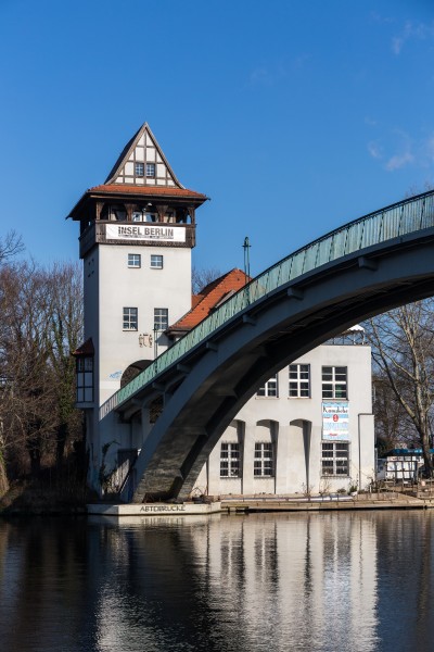 Abteibrücke, Brückenturm, Berlin-Treptow, 160213, ako
